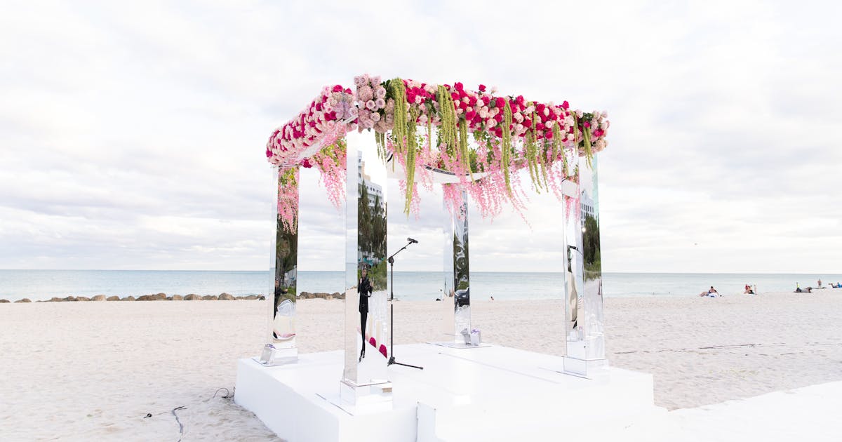 Spectacular Beachfront Wedding at Faena Hotel in Miami