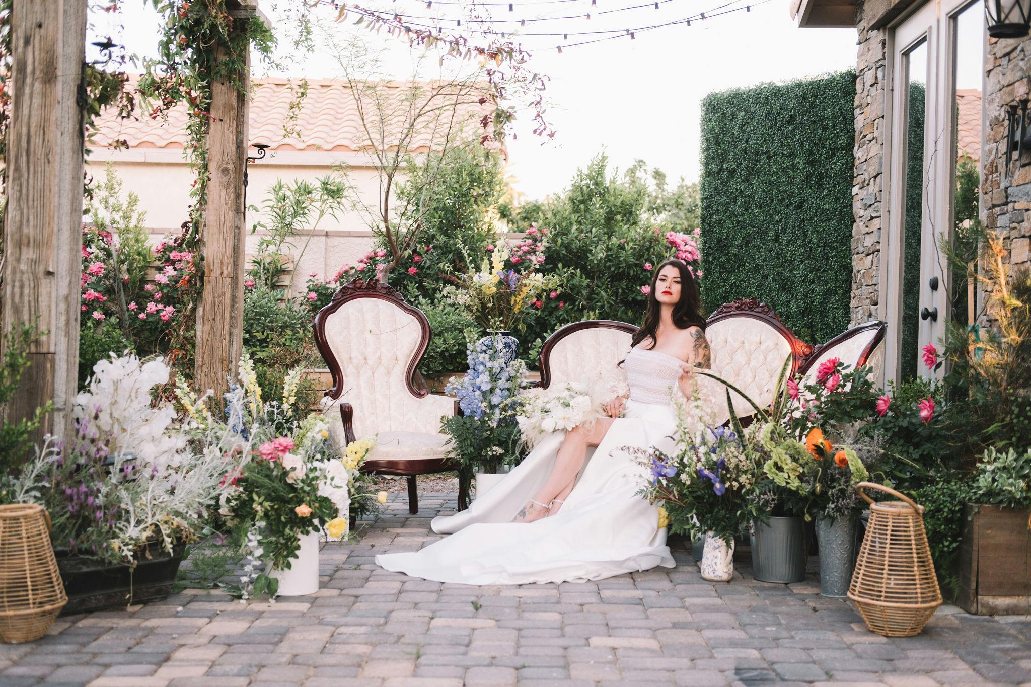 Featured photo from A Secret Garden Themed Wedding Photoshoot in Las Vegas, Nevada