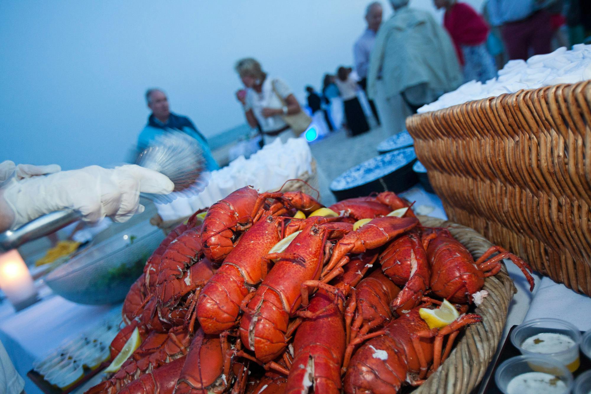 Chic Hamptons Clam Bake Rehearsal Dinner Berit Bizjak Photography