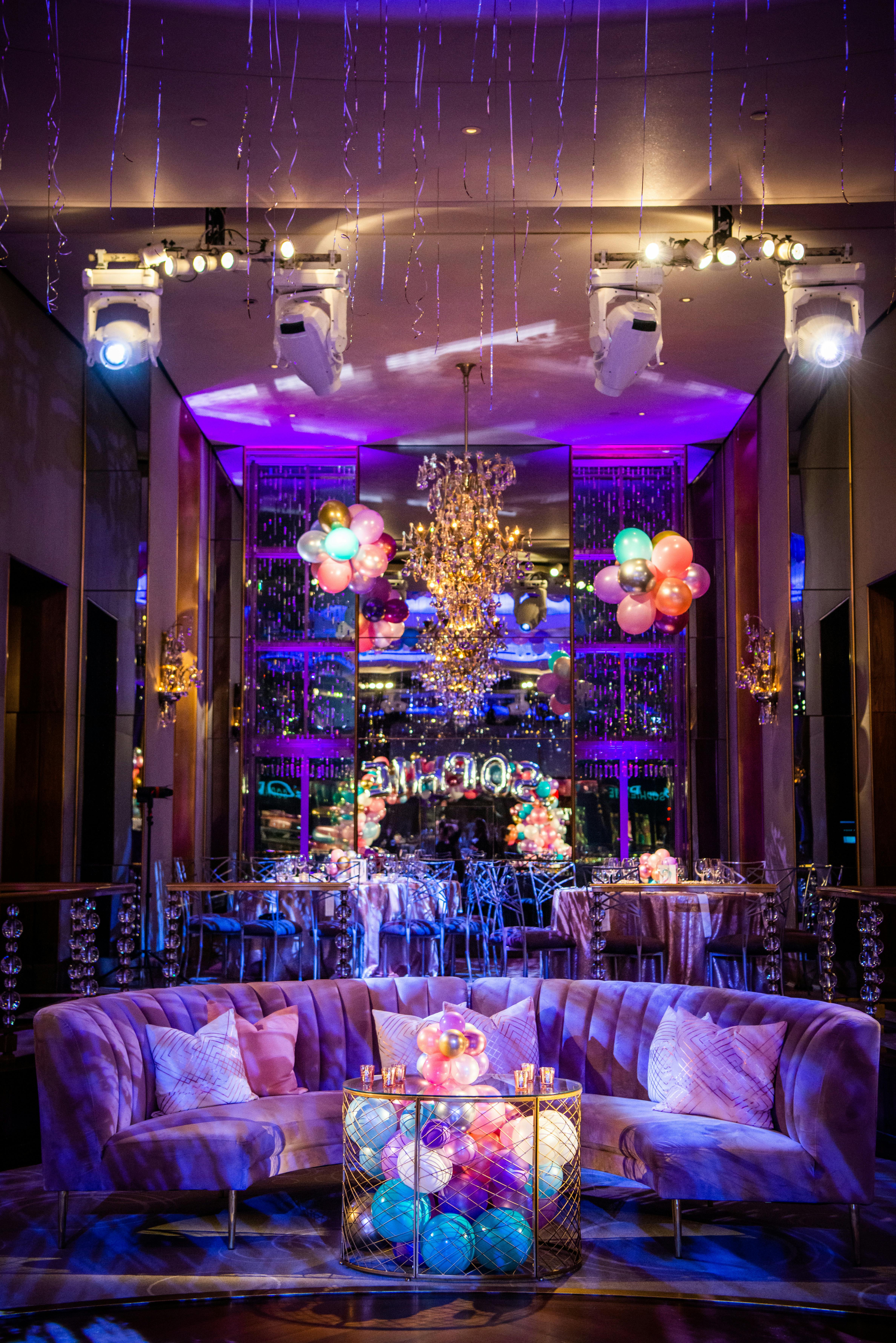 Captivating Bat Mitzvah at the Rainbow Room in New York City Balloon