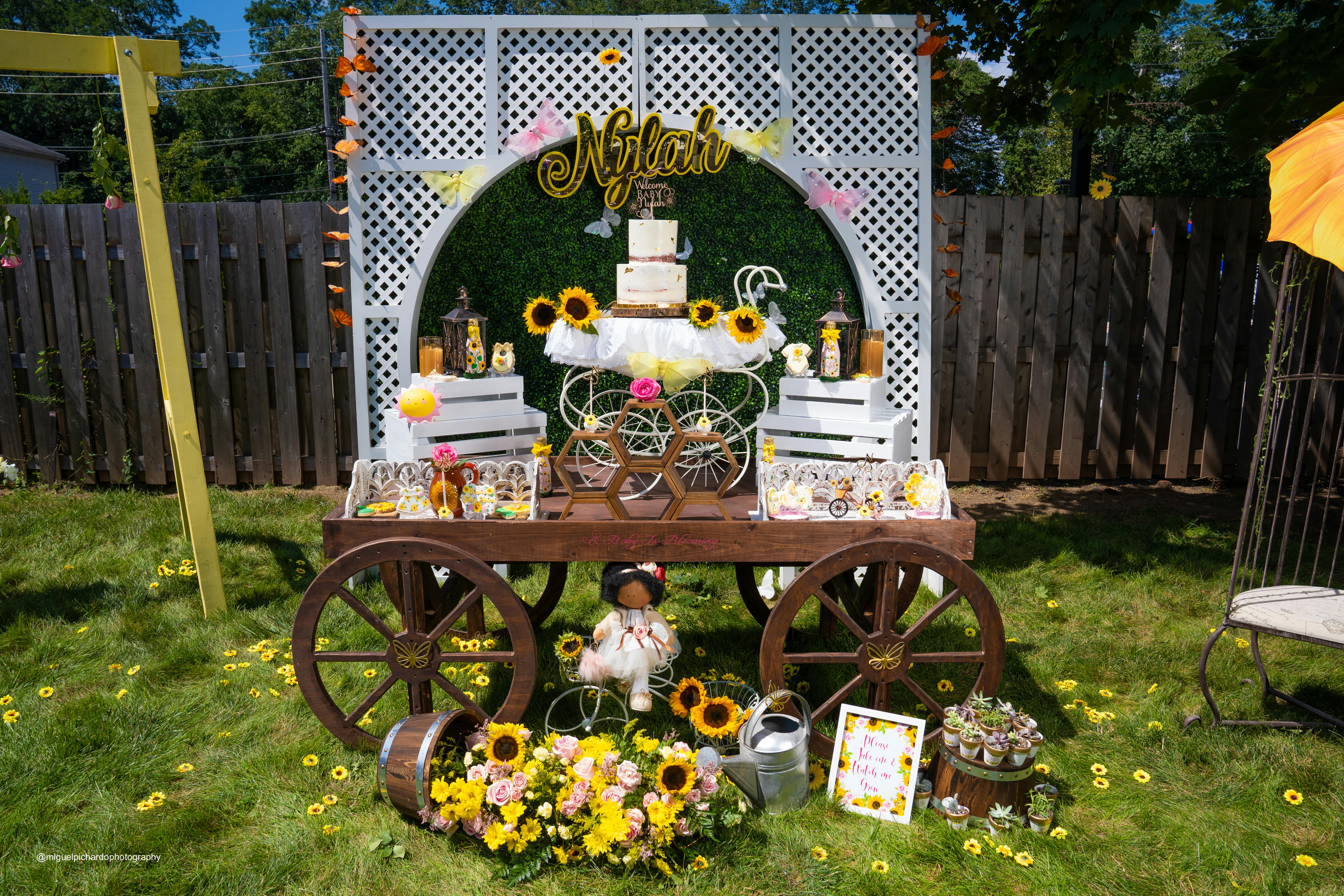 Delightful Sunflower and Roses Styled Baby Shower in Plainfield, New