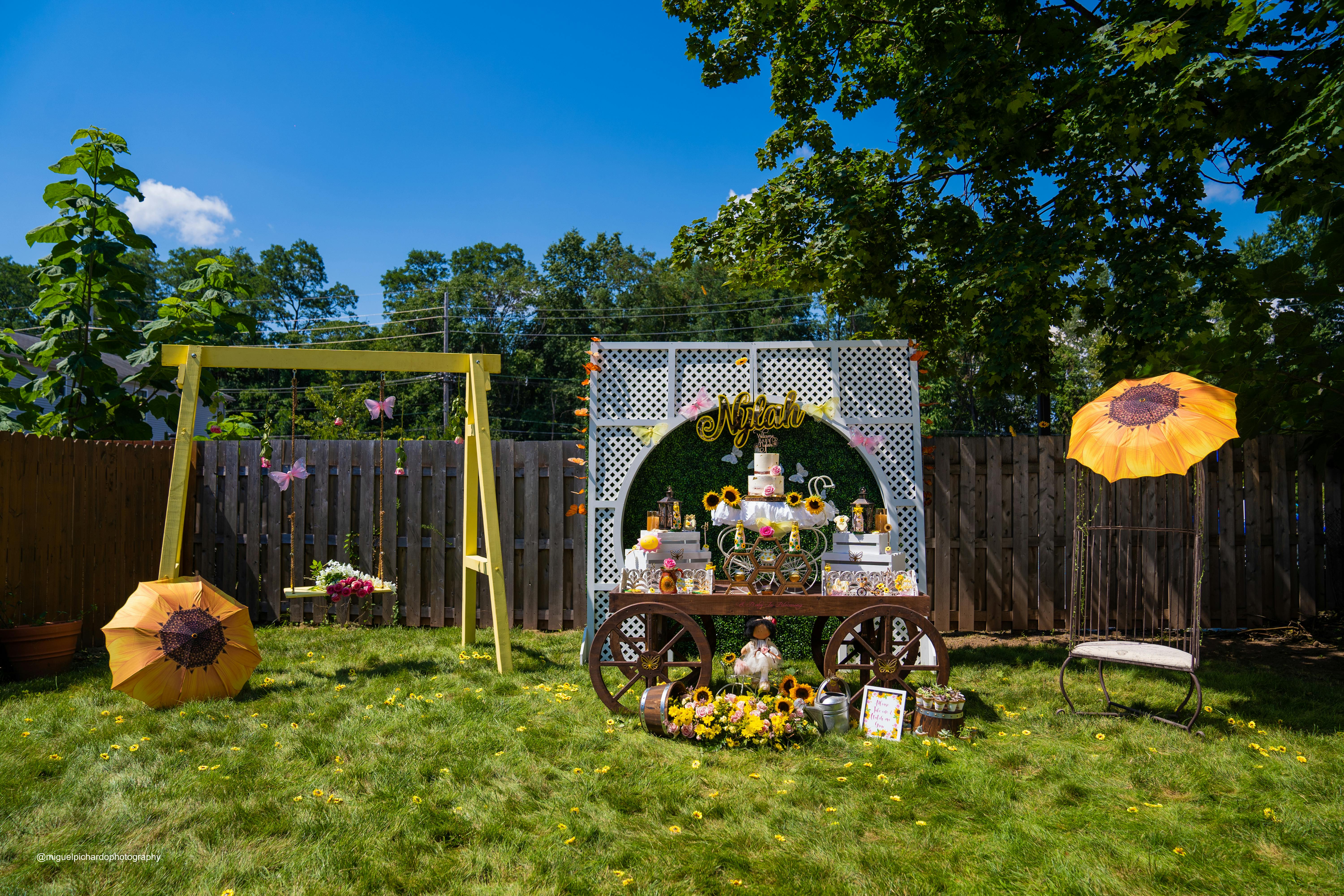 Delightful Sunflower and Roses Styled Baby Shower in Plainfield, New