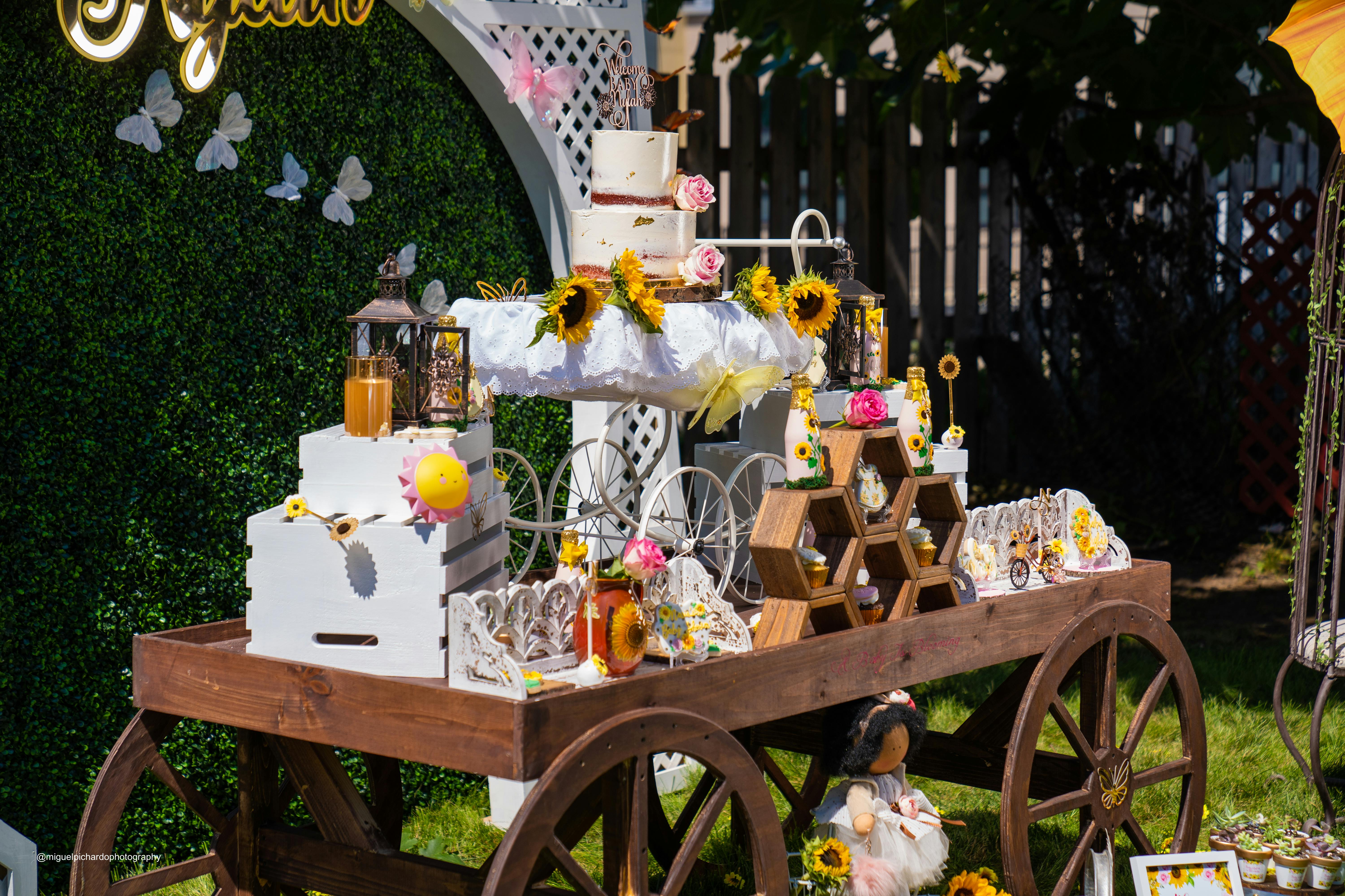 Delightful Sunflower and Roses Styled Baby Shower in Plainfield, New