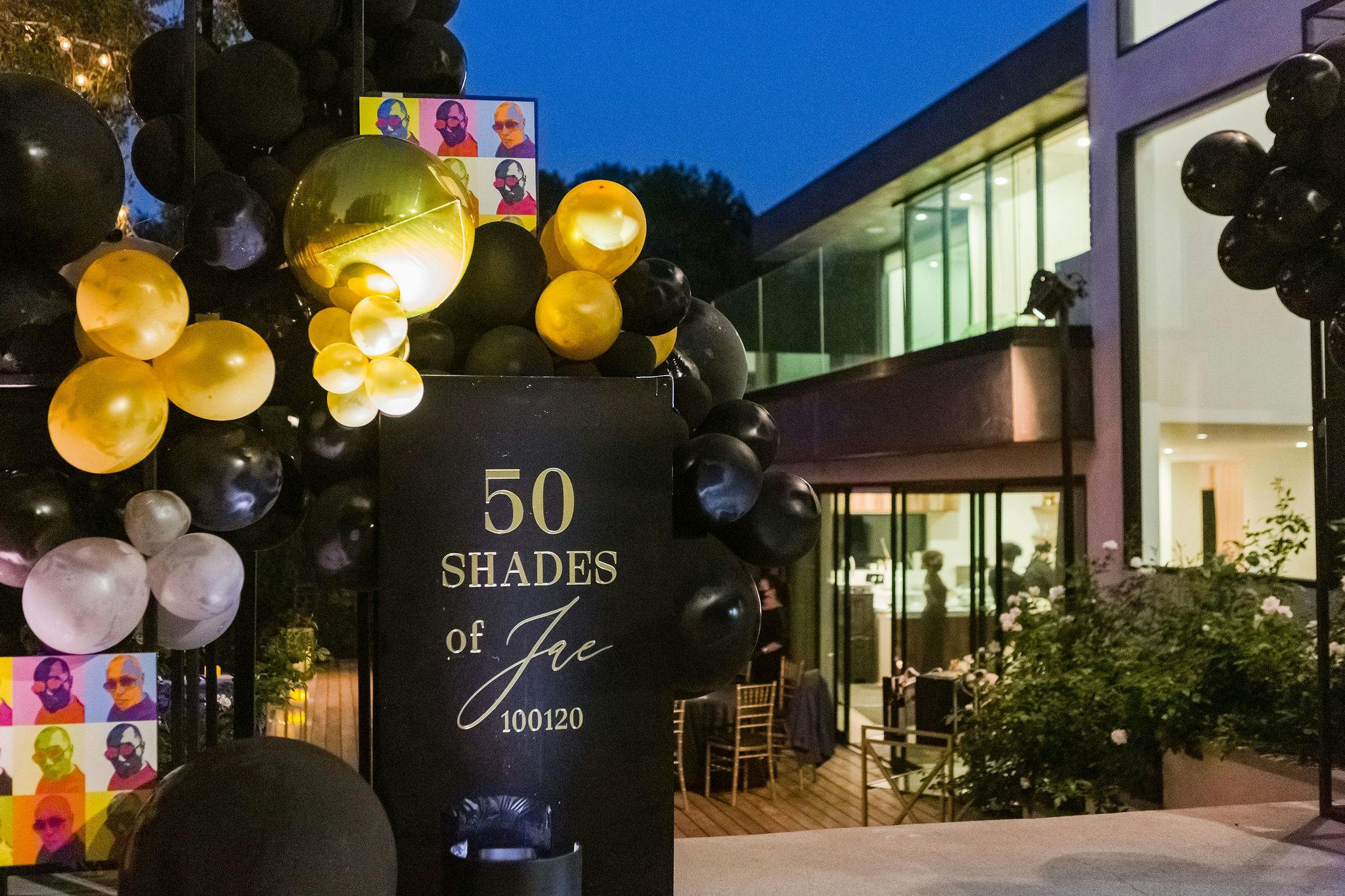 50 Shades of Jae. A classic and fun 50th Birthday Celebration With Star WarsInspired Décor
