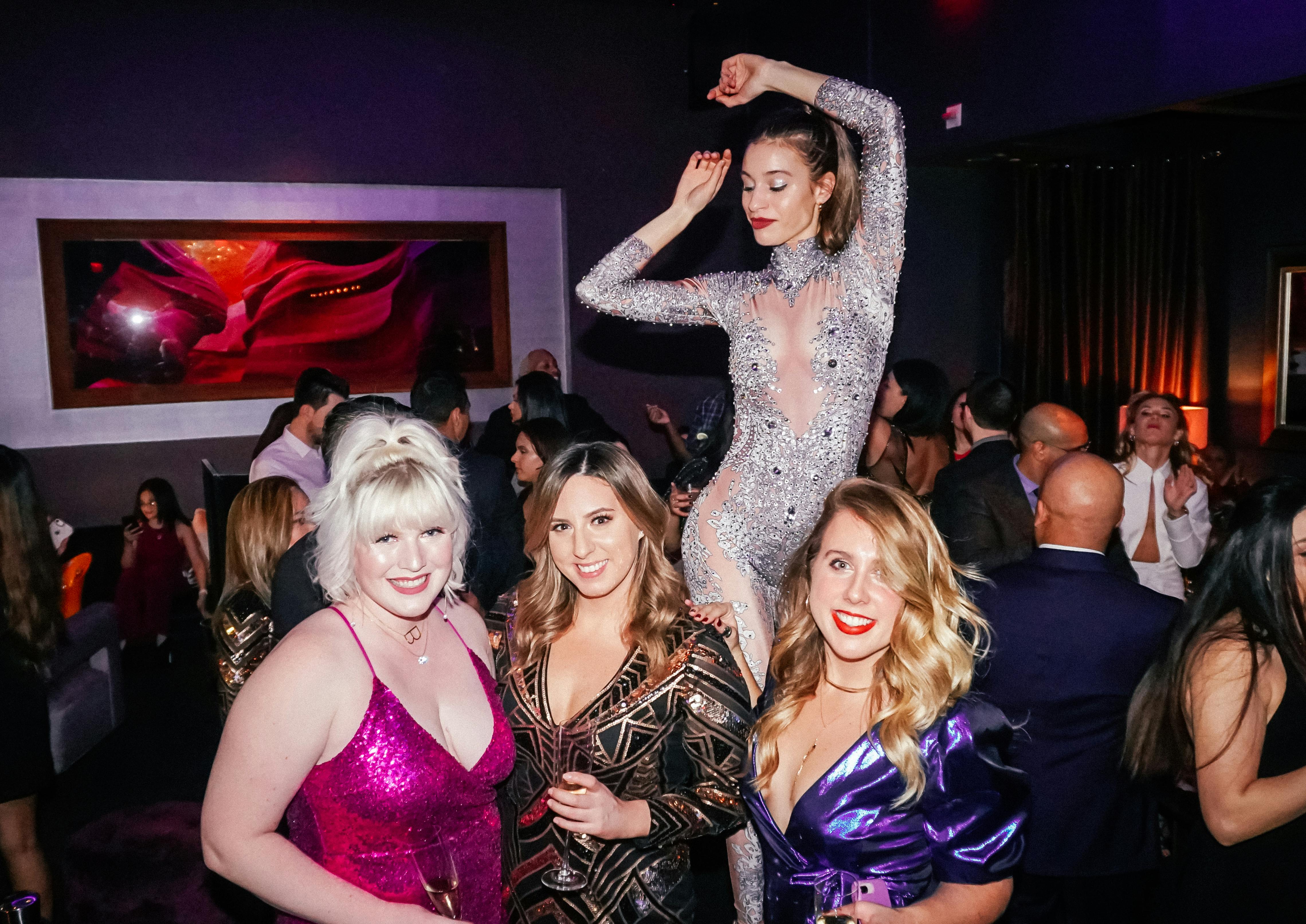 Swanky New Years Eve Celebration at 48 Lounge in New York