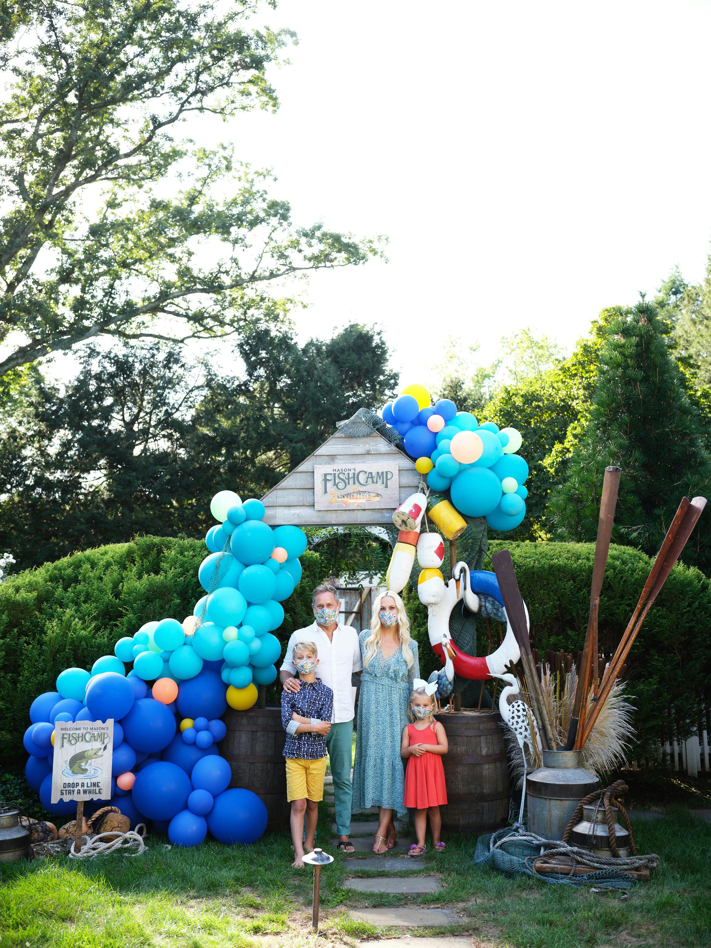 Mason's Social Distanced Fish Camp Birthday Party in New York Ceci