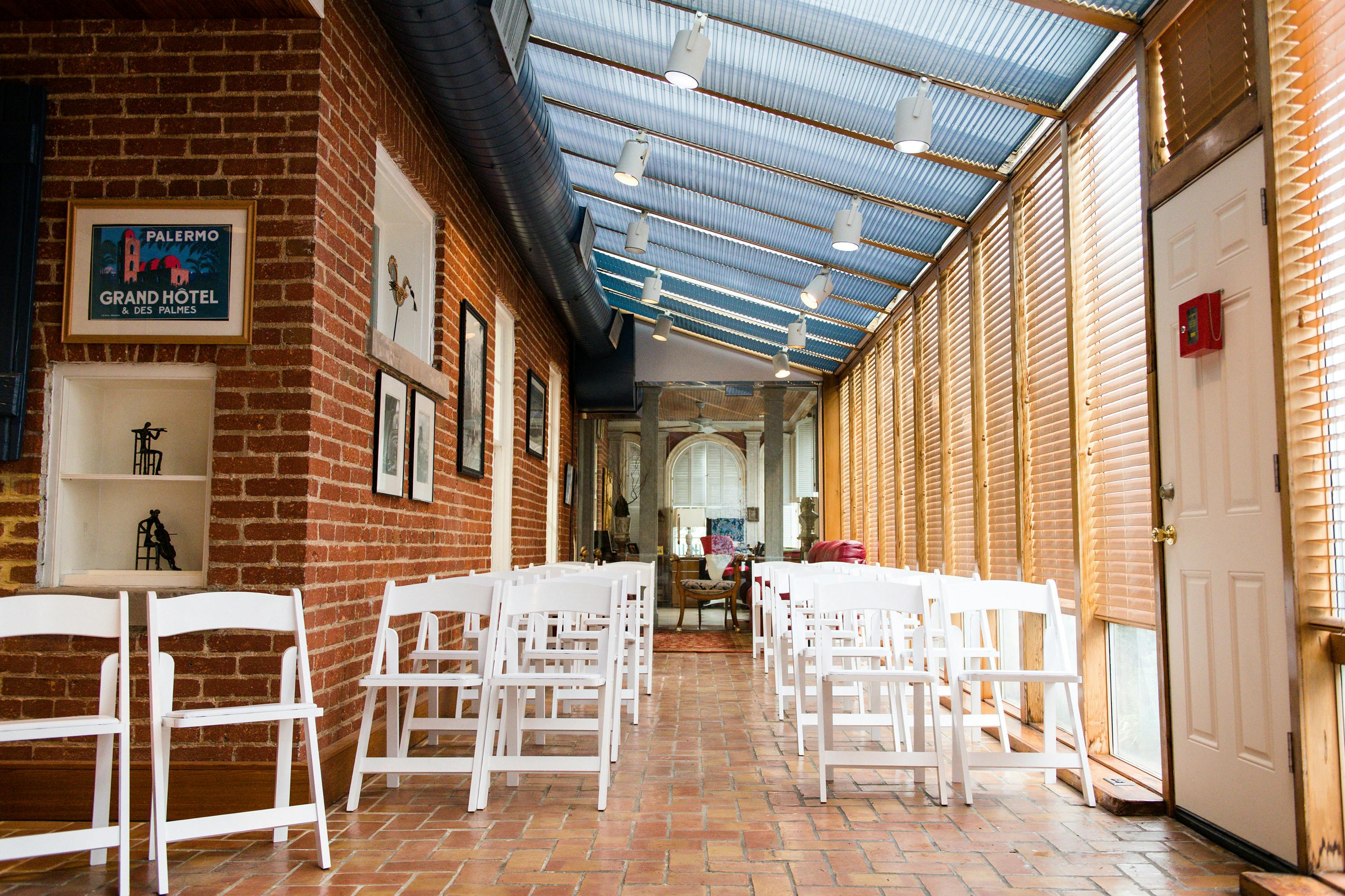 Rustic Style Atrium, Event Space at The Rectory on Princess Street