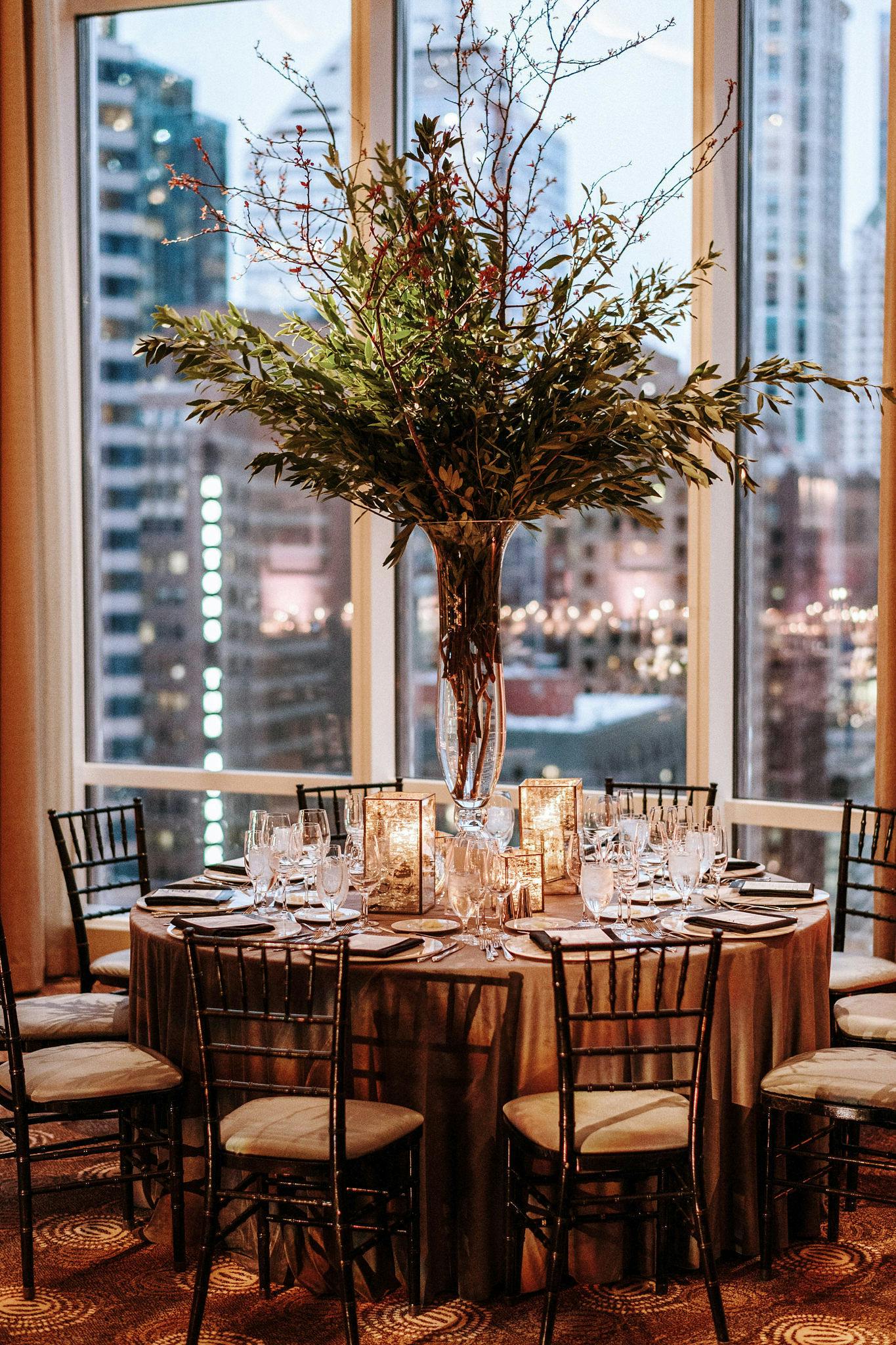 Wedding Centerpiece Ideas posted by Trump International Hotel & Tower Chicago