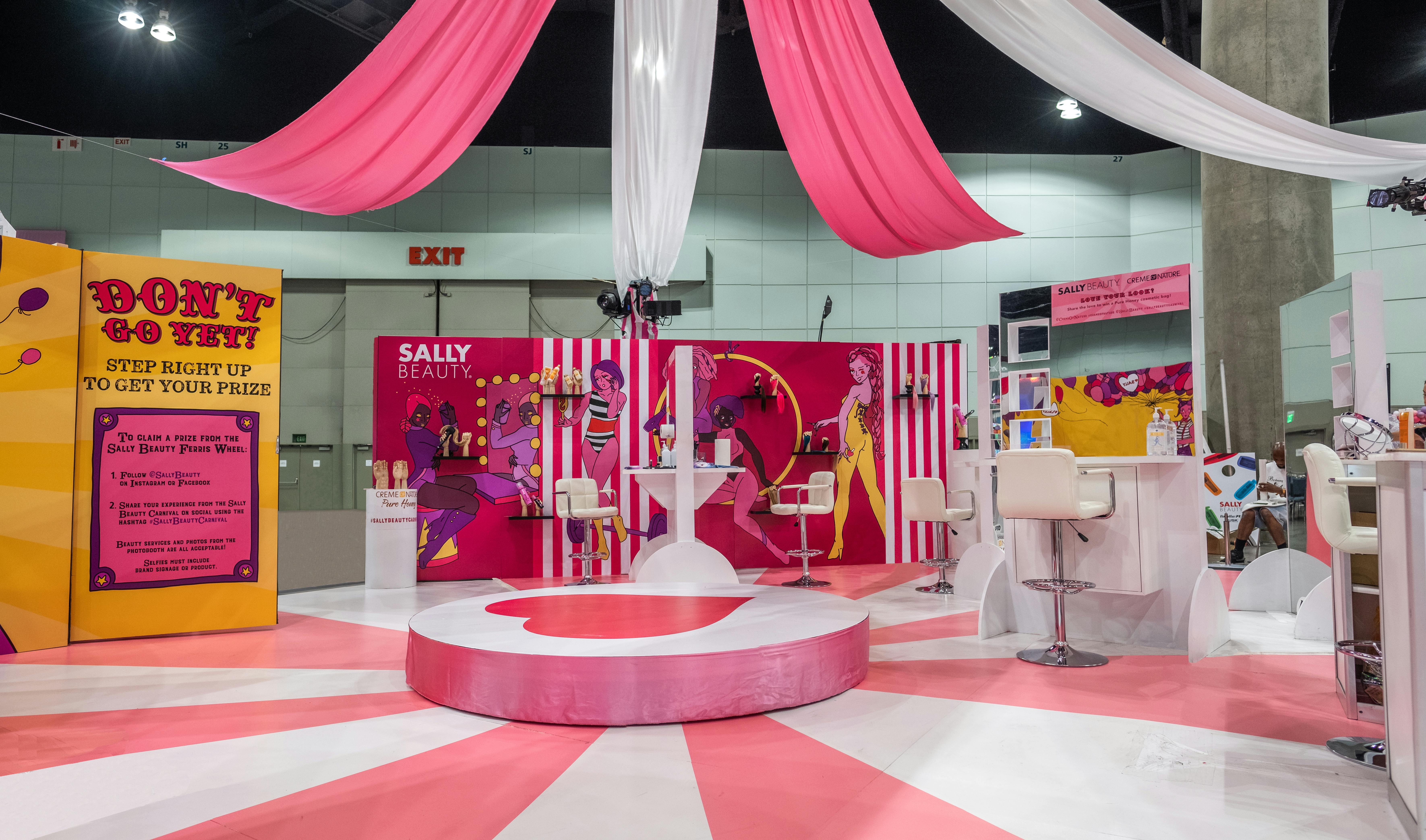 Glam Carnival Themed Beautycon Brand Activation Live Event In Los