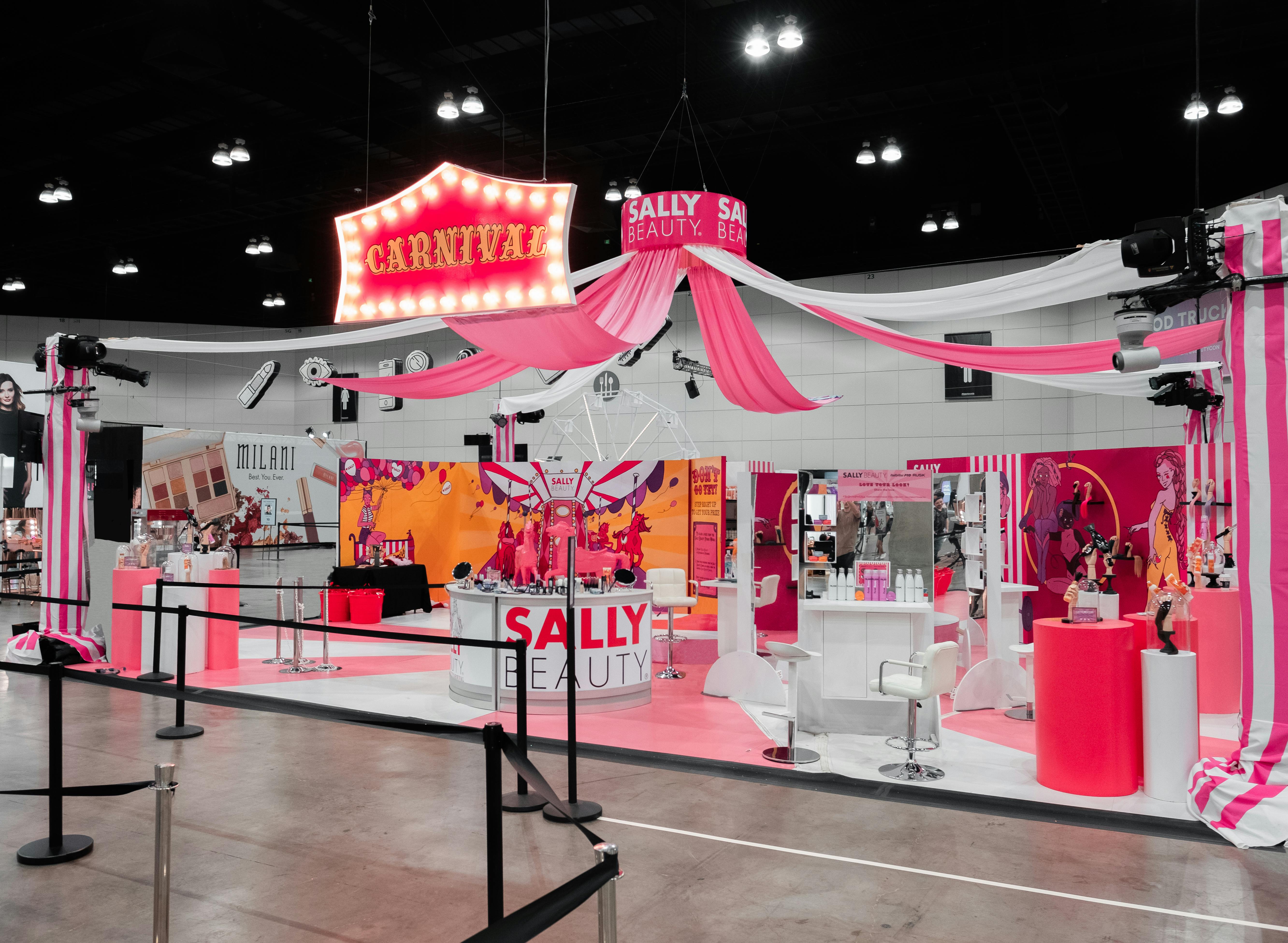 Glam Carnival Themed Beautycon Brand Activation Live Event In Los