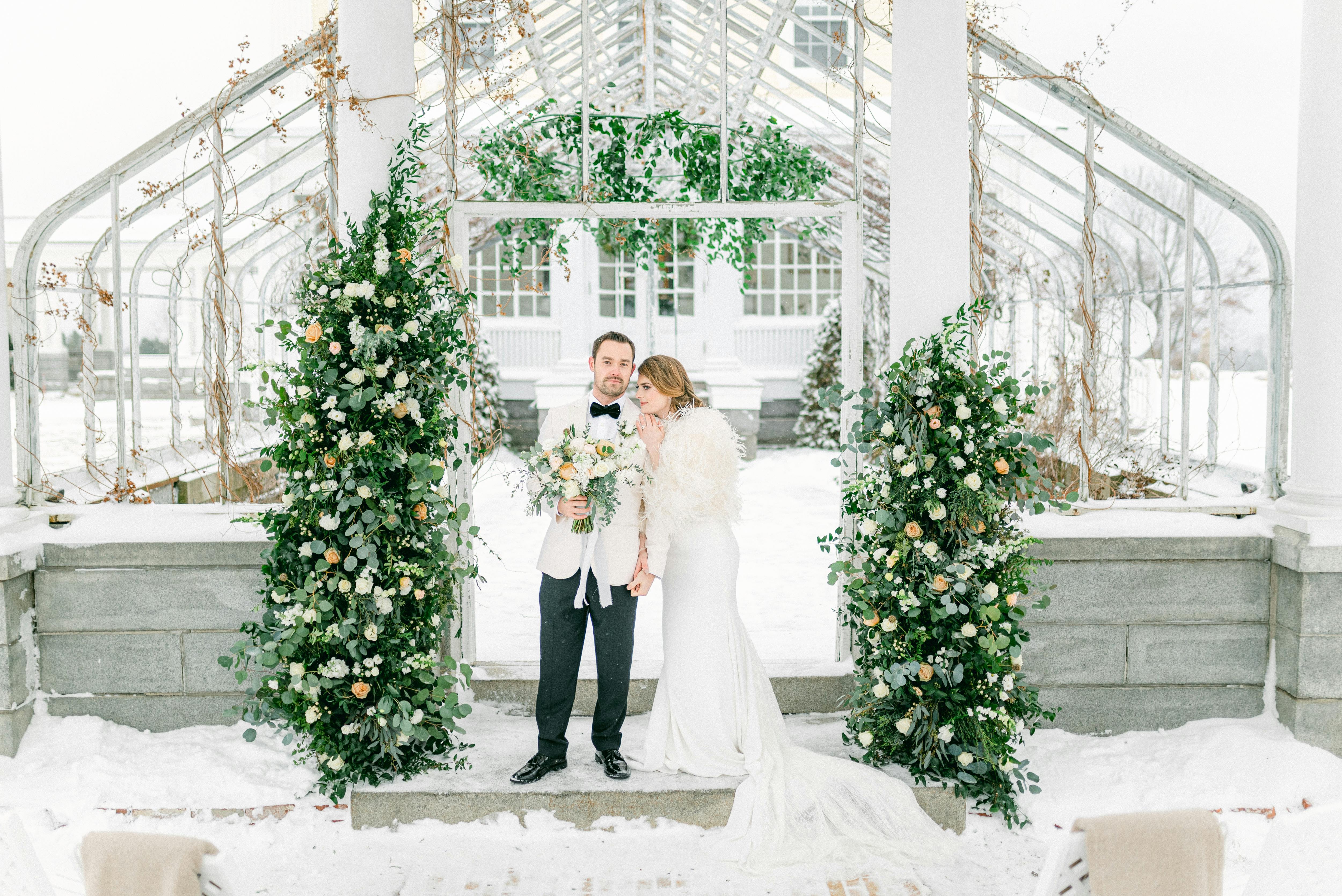 Featured photo from Luxurious Intimate Winer Wedding at Historic Mansion in Vermont