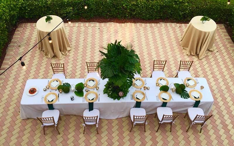 The Patio, Outdoor event space at Coral Ridge Yacht Club