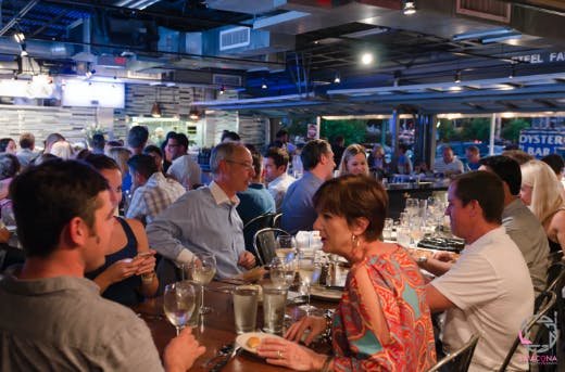 G & B Oyster Bar Coconuts PartySlate