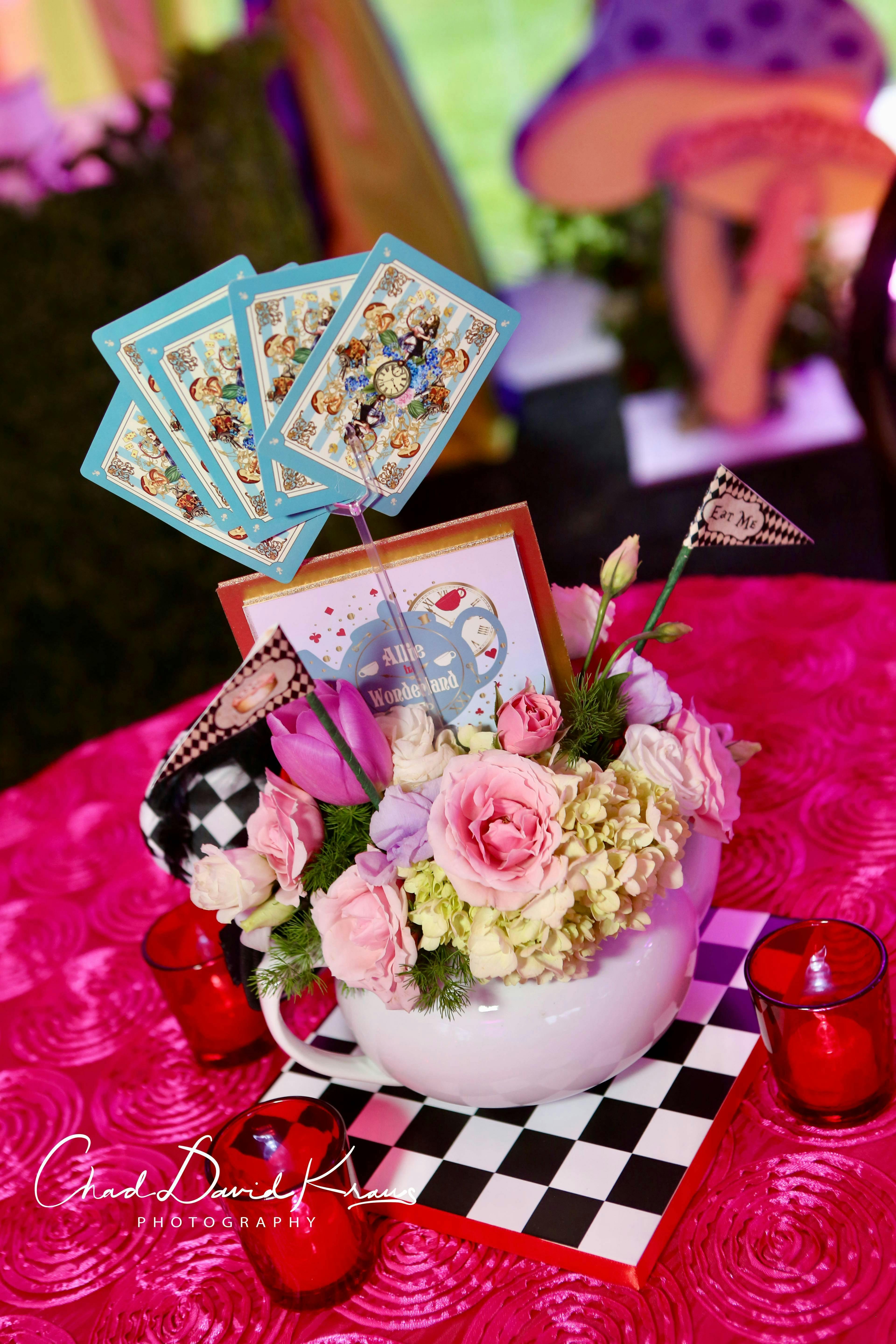 Pink & Purple Alice In Wonderland Party Decorations - A Touch of LA