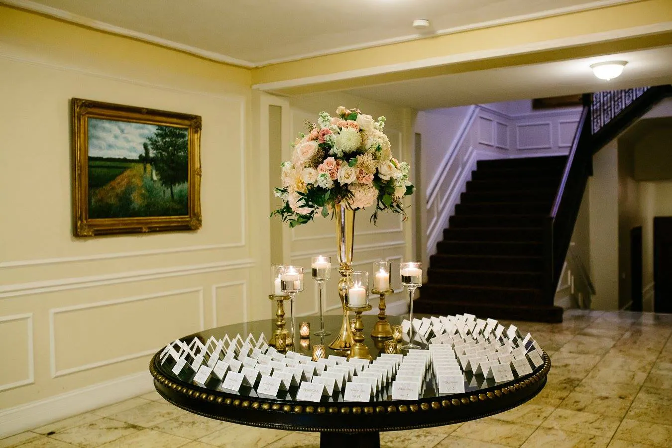 Sophisticated Wedding at Stan Mansion | Juliet Tan Floral Design |  PartySlate