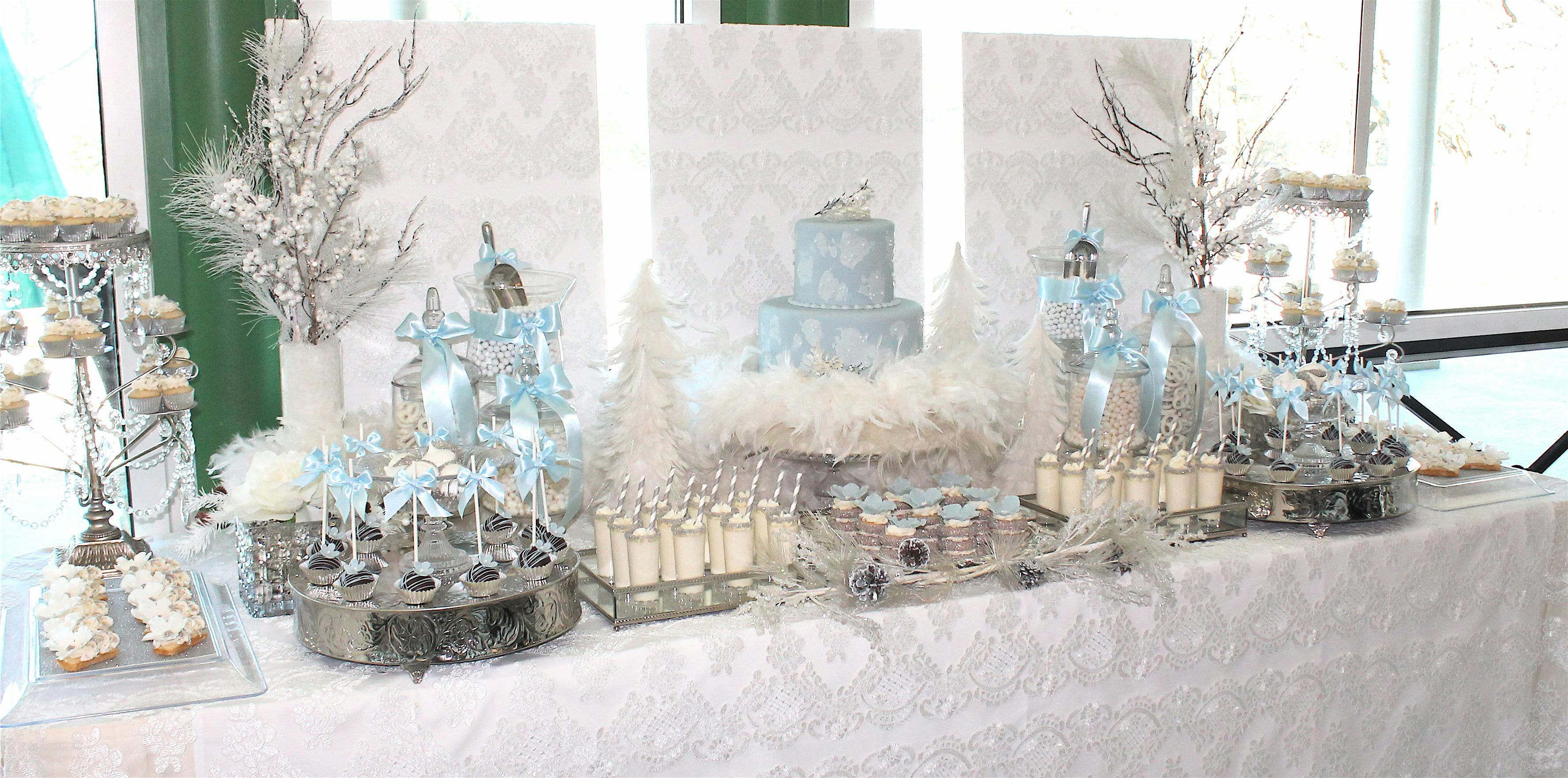 Winter Wonderland Dessert Table Sweet Soirees PartySlate