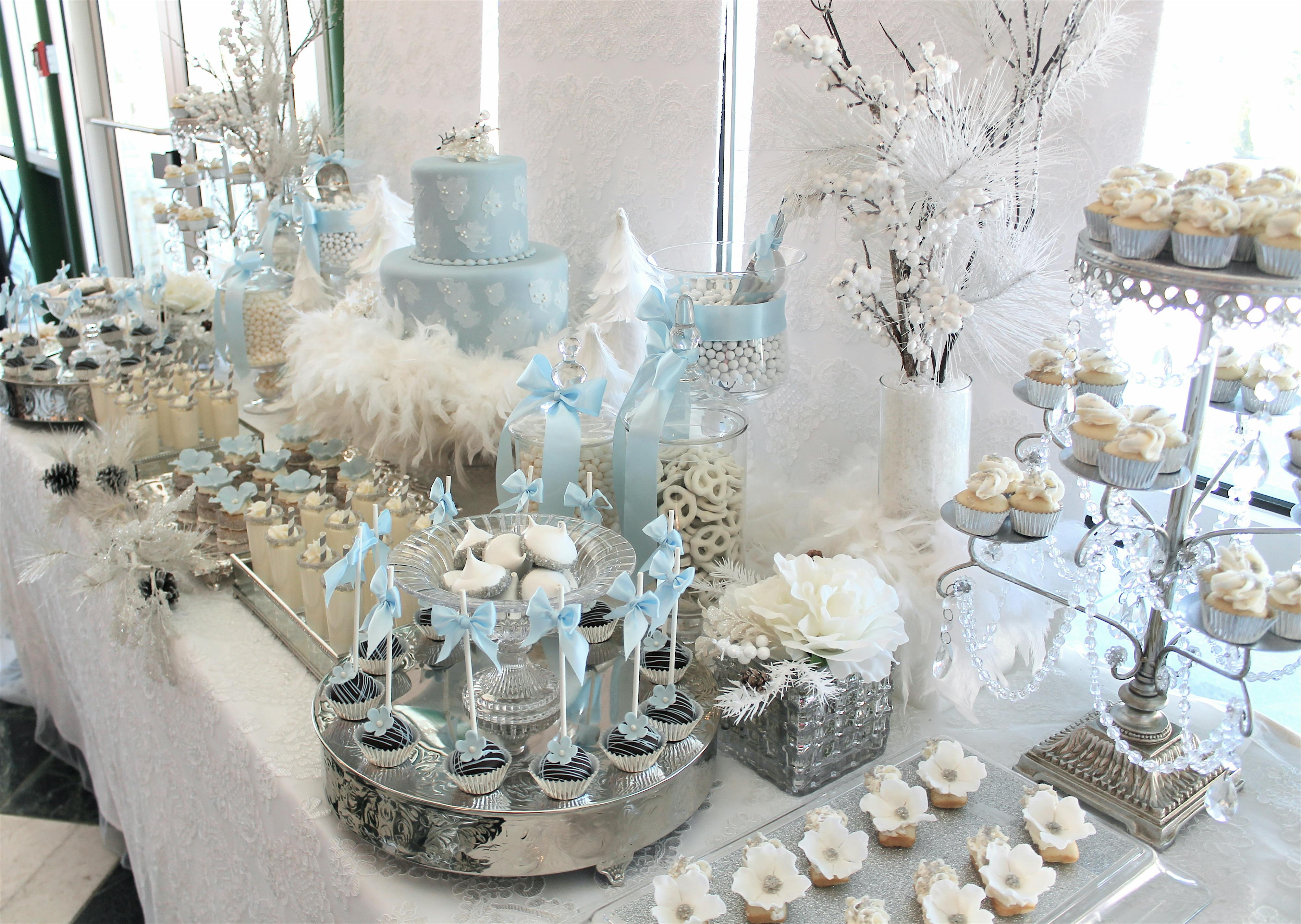 Winter Wonderland Dessert Table | Sweet Soirees | PartySlate