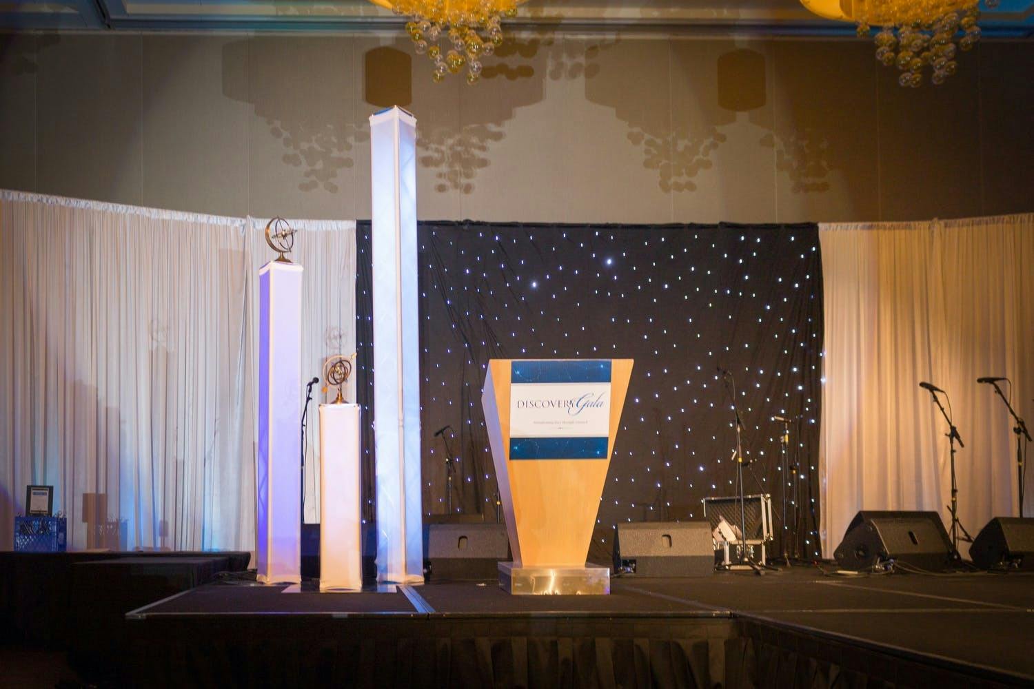 Fundraiser Stage Design Ideas posted by Hyatt Regency Bellevue