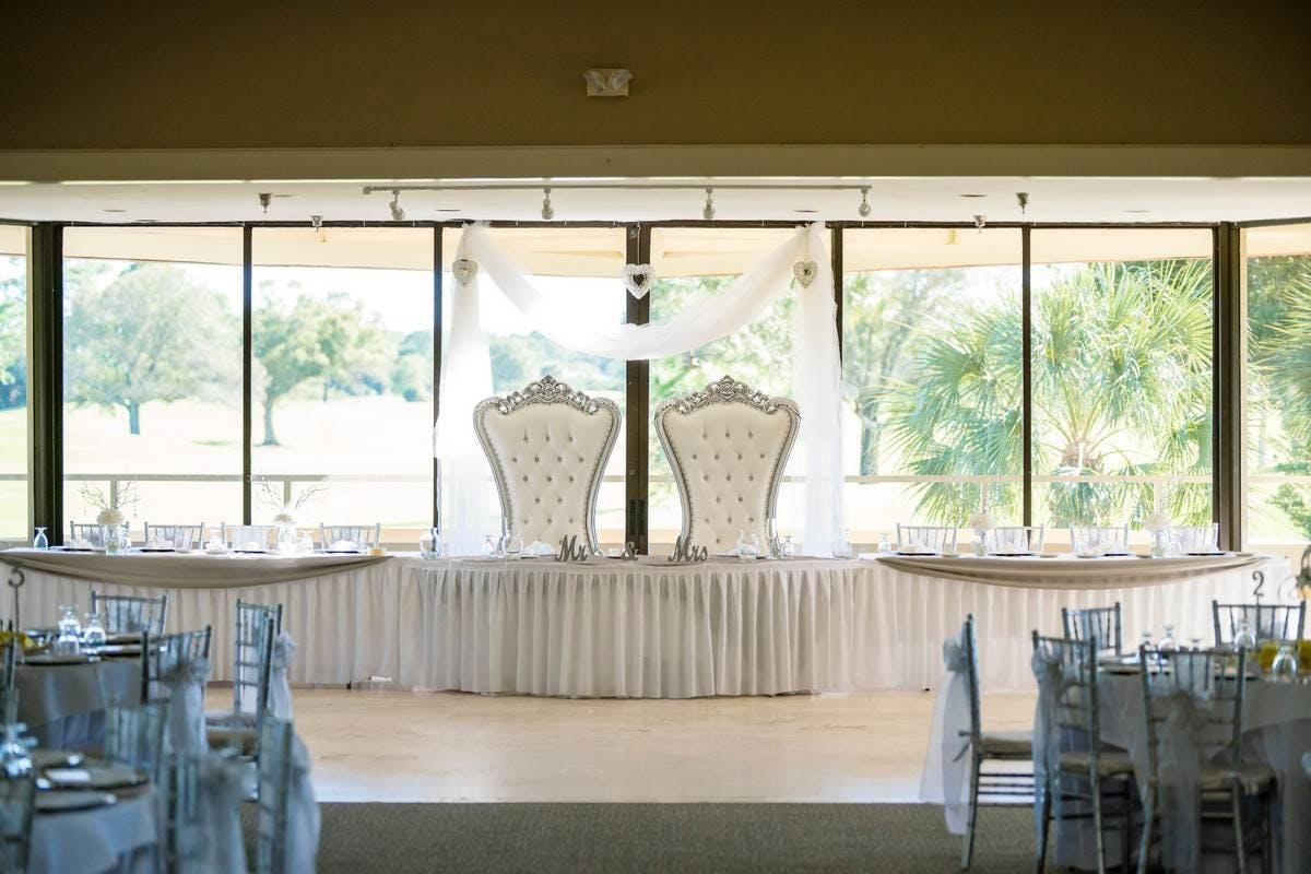 Banquet Room, an event space at Meadowood Golf & Tennis Club