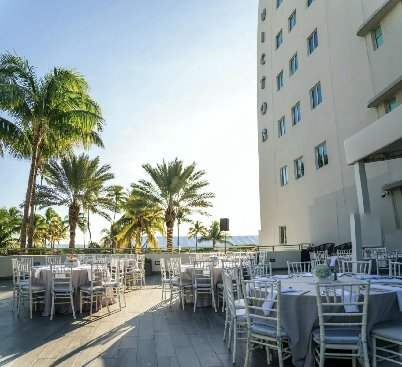 Pool Terrace, Outdoor event space at Hotel Victor