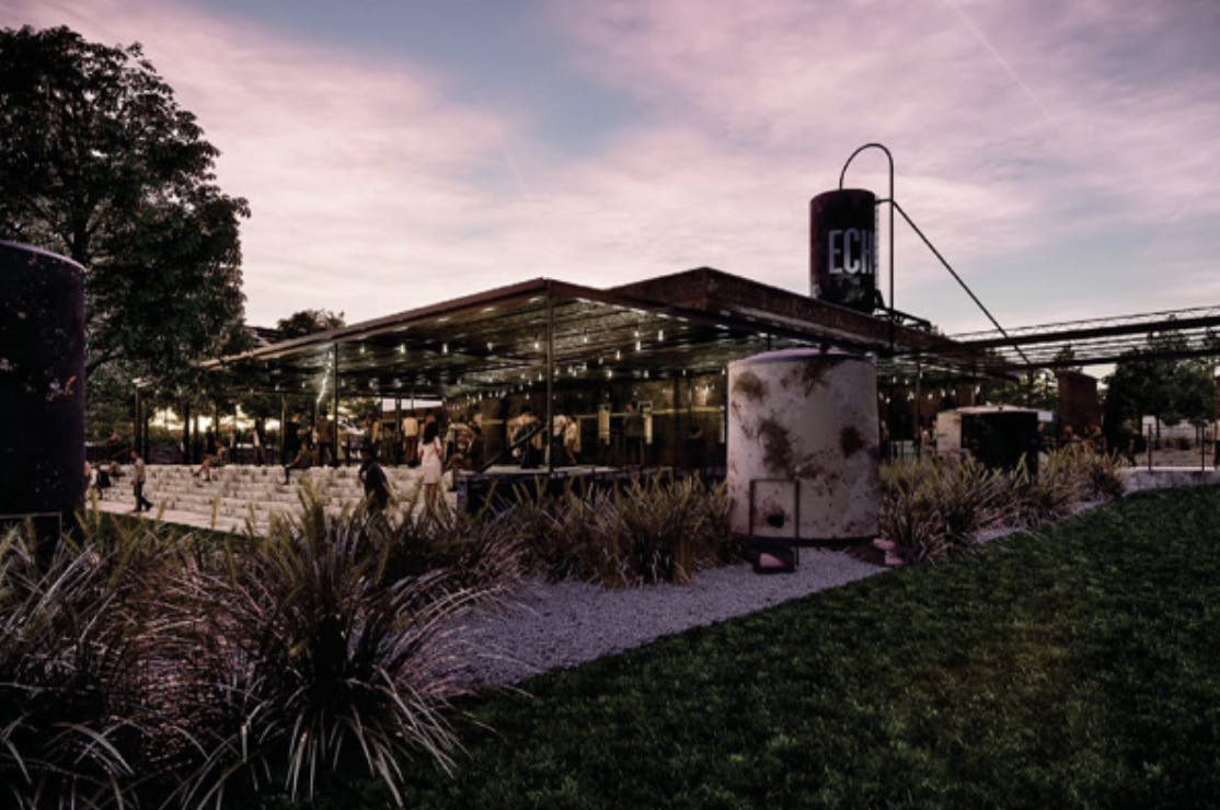 Outdoor Lawn, Outdoor event space at Guardian Works at Echo Street West