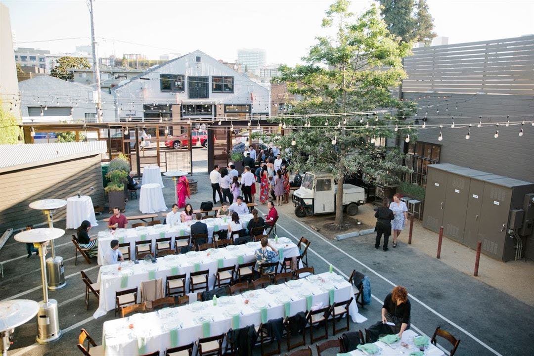 Outdoor Courtyard, Restaurant event space at Forage Kitchen