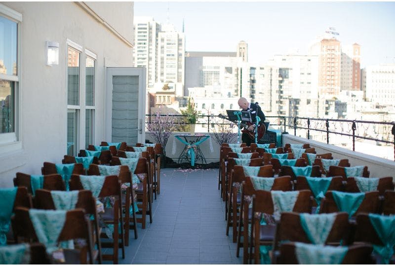 Maggie Alley Terrace, an event space at Hotel Adagio