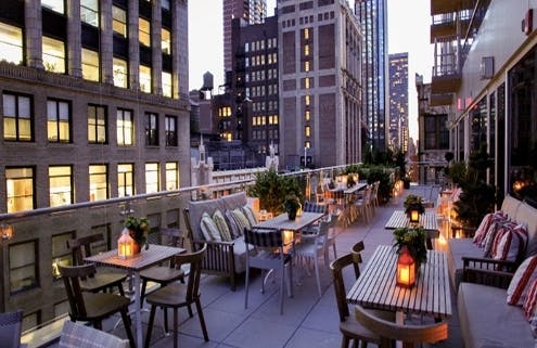 ベルナール・ビュッフェ、「NEW YORK-Park avenue」 Rooftop | Hotel Park Ave NYC | PartySlate