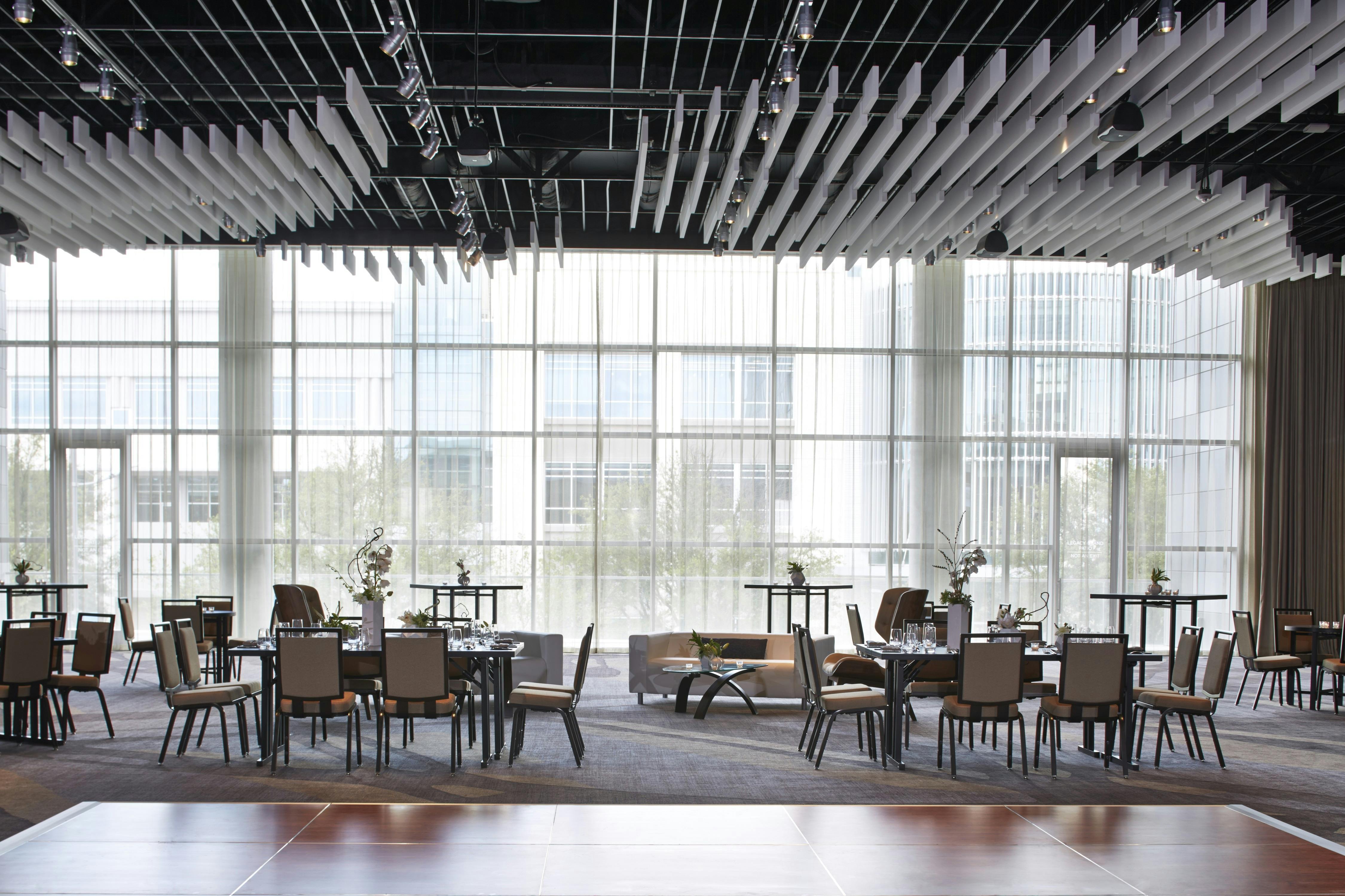 Legacy Ballroom, an event space at Renaissance Dallas at Plano Legacy West Hotel