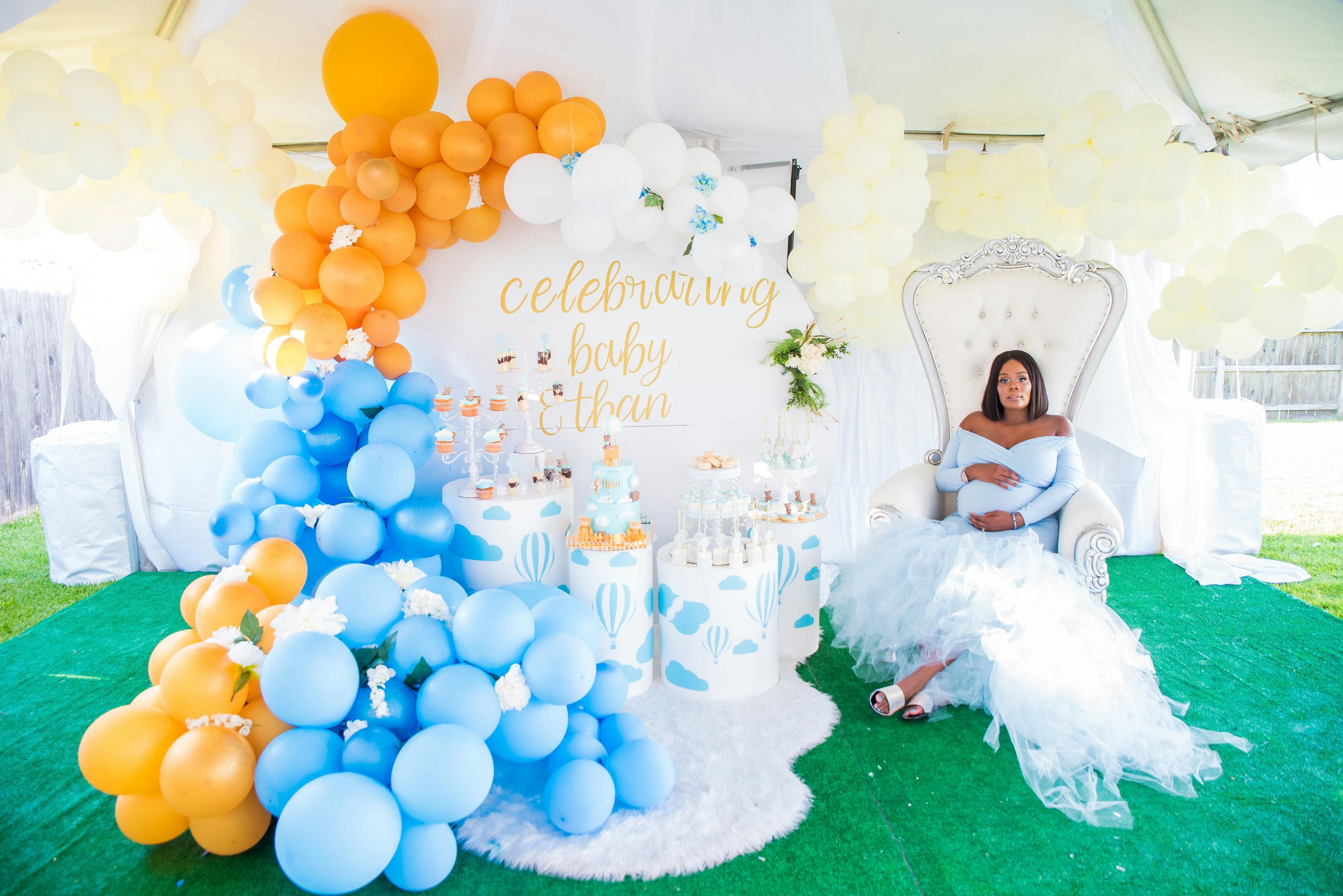 Vibrant and Intimate Baby Shower at a Private Residence in Houston