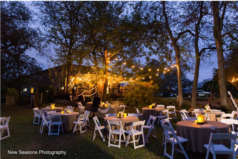 Outdoor Space, Outdoor event space at Little Wren Weddings