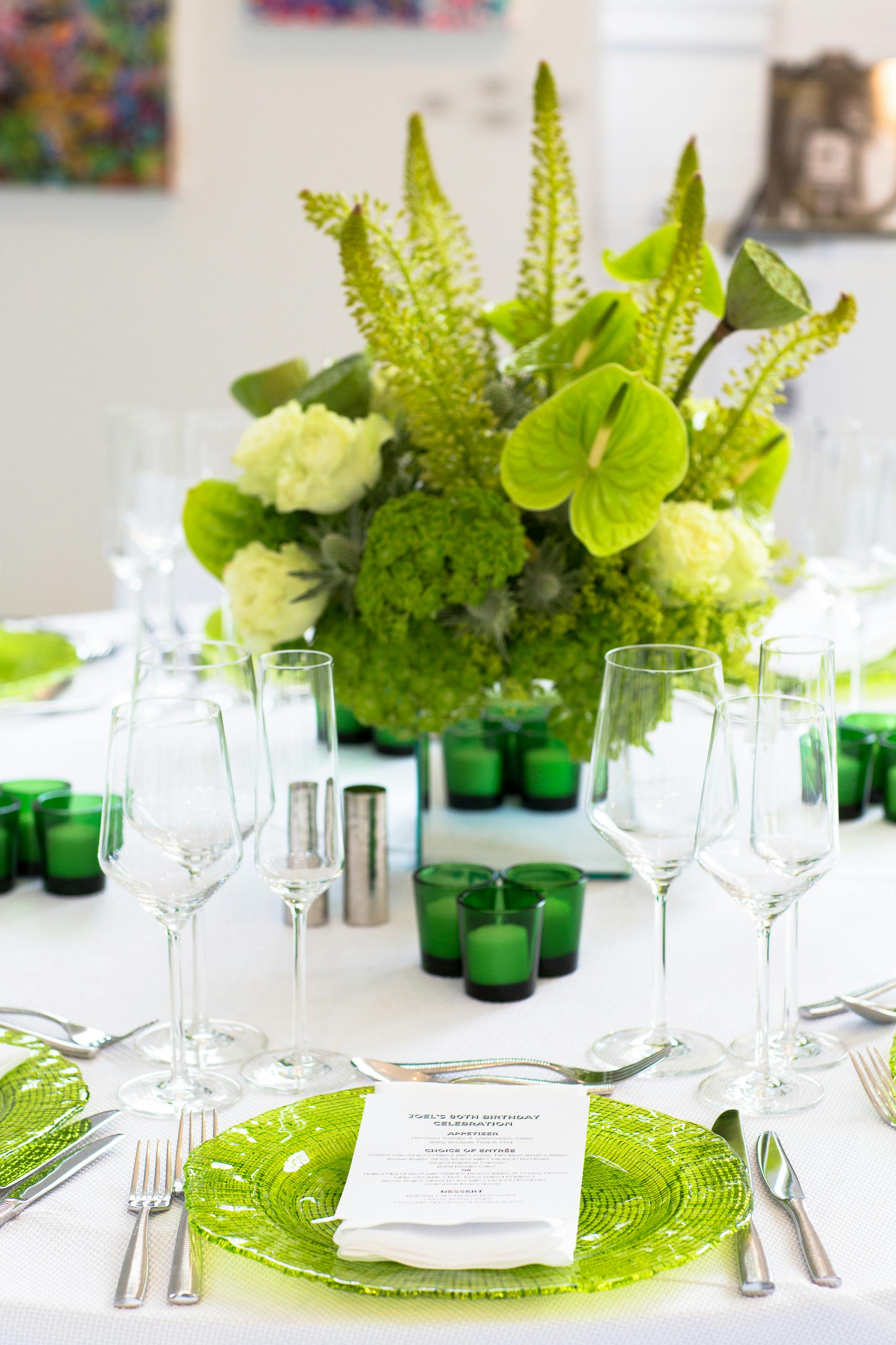 Birthday Centerpiece Ideas posted by Marcia Selden Catering & Events