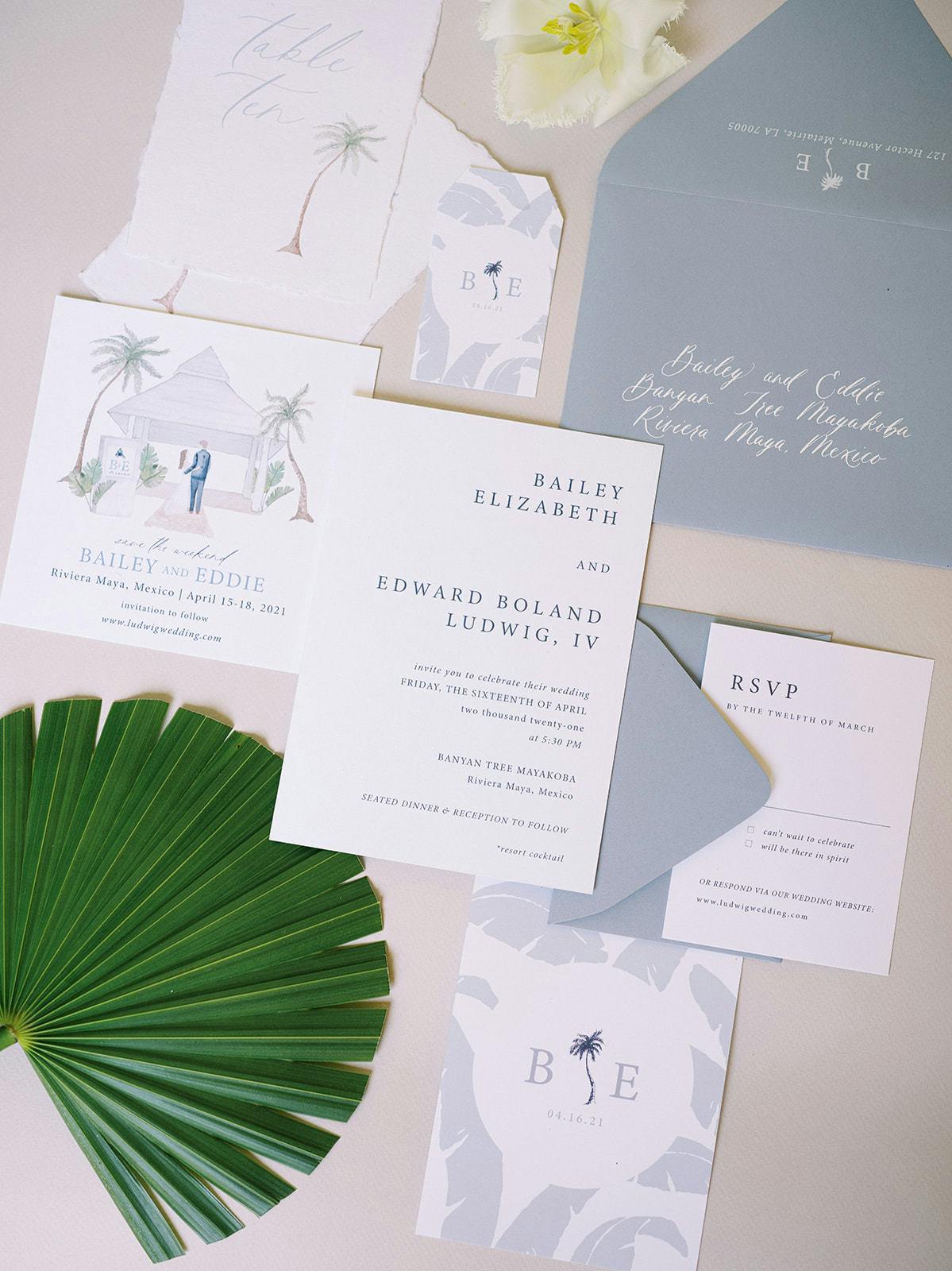 Wedding Invitation Ideas posted by Banyan Tree Mayakoba