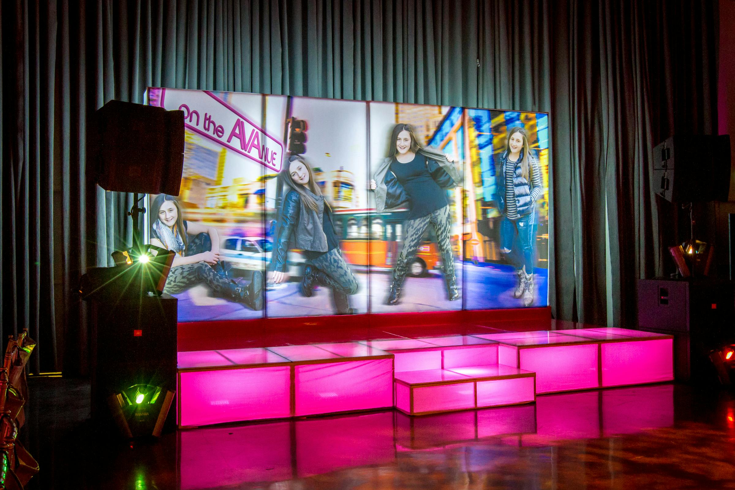 Bar & Bat Mitzvah Stage Ideas posted by KEHOE DESIGNS