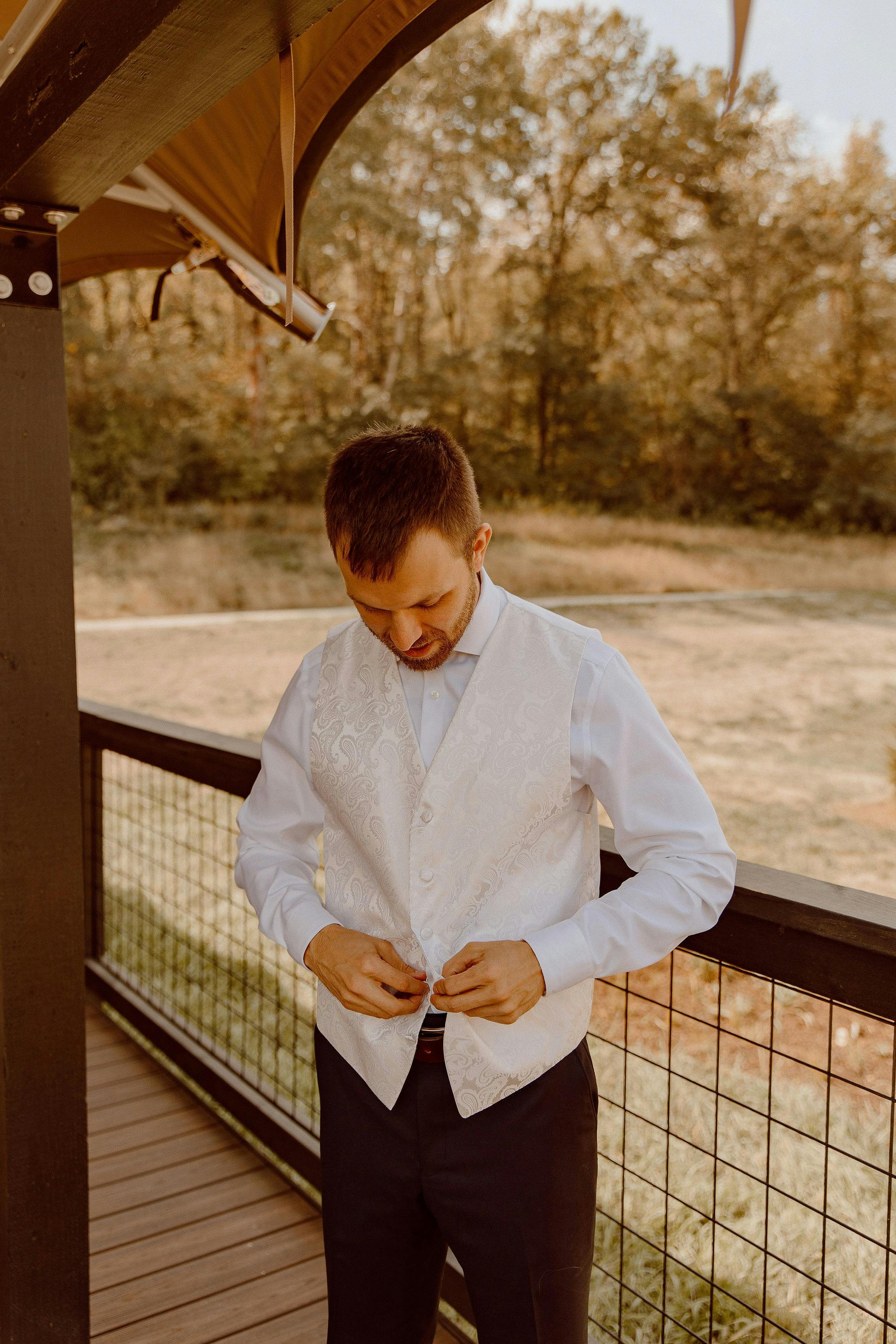 Outdoor Wedding at Camp Aramoni in Tonica, Illinois Camp Aramoni PartySlate