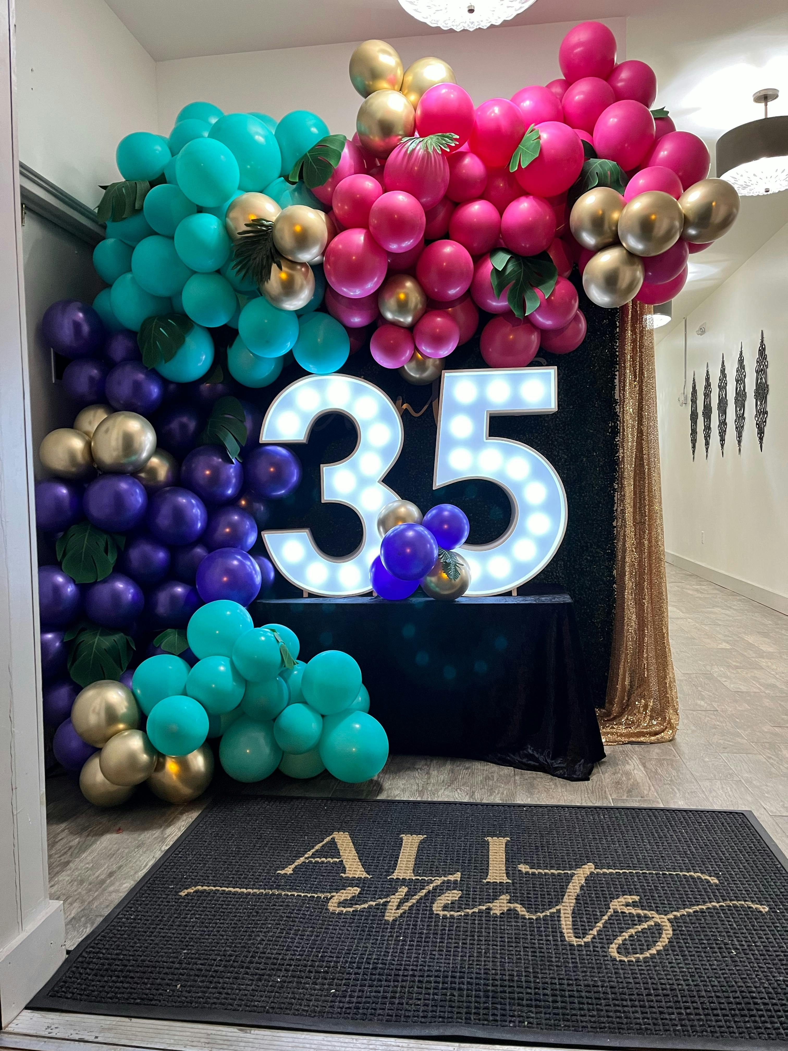 Birthday Signage Ideas posted by Ali Events at Lakewood Atlanta
