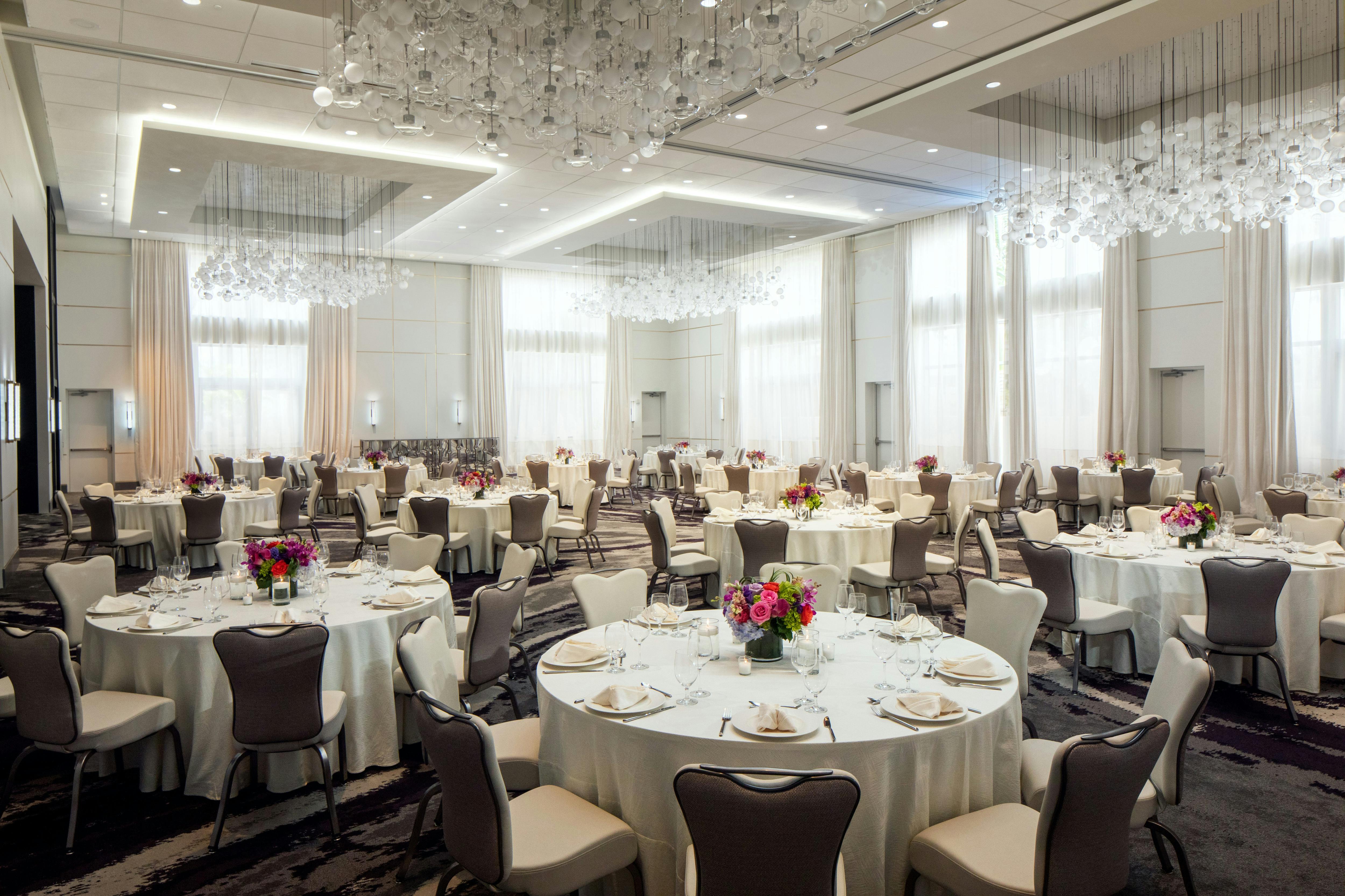 Carrington Grand Ballroom, an event space at Hilton Aventura Miami