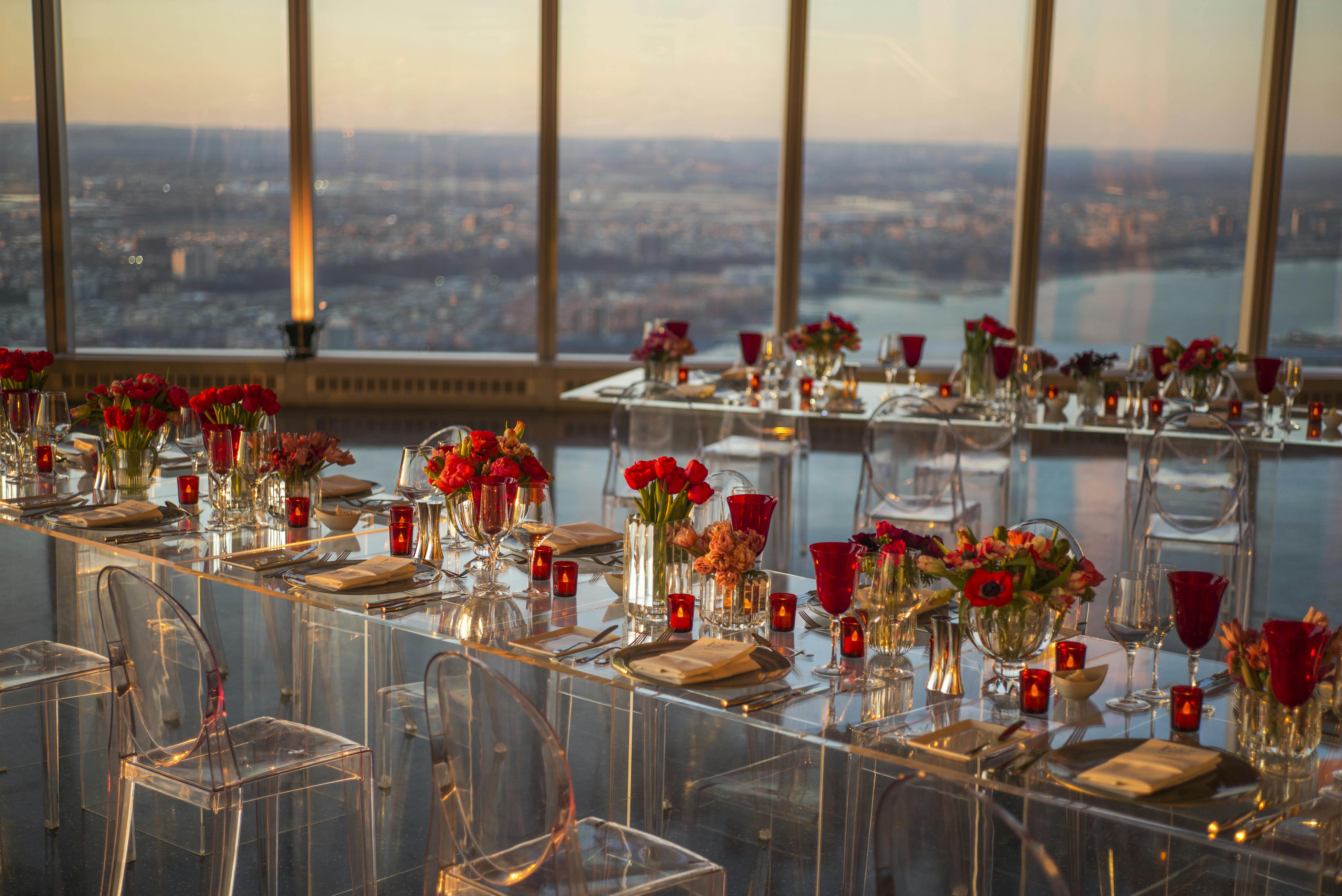 Birthday Centerpiece Ideas posted by ASPIRE at One World Observatory