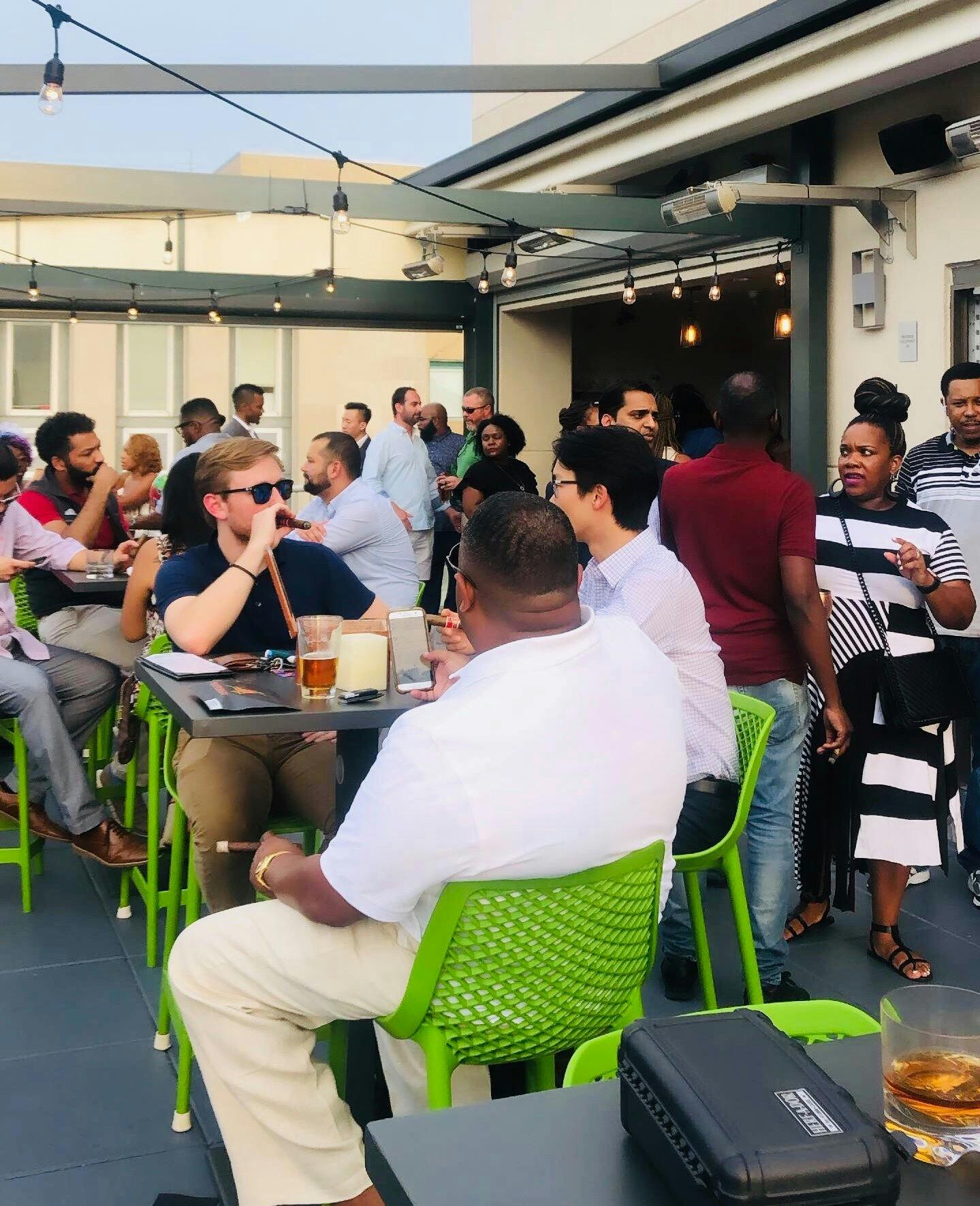 Example Event Space, Outdoor event space at Ellipse Rooftop Bar