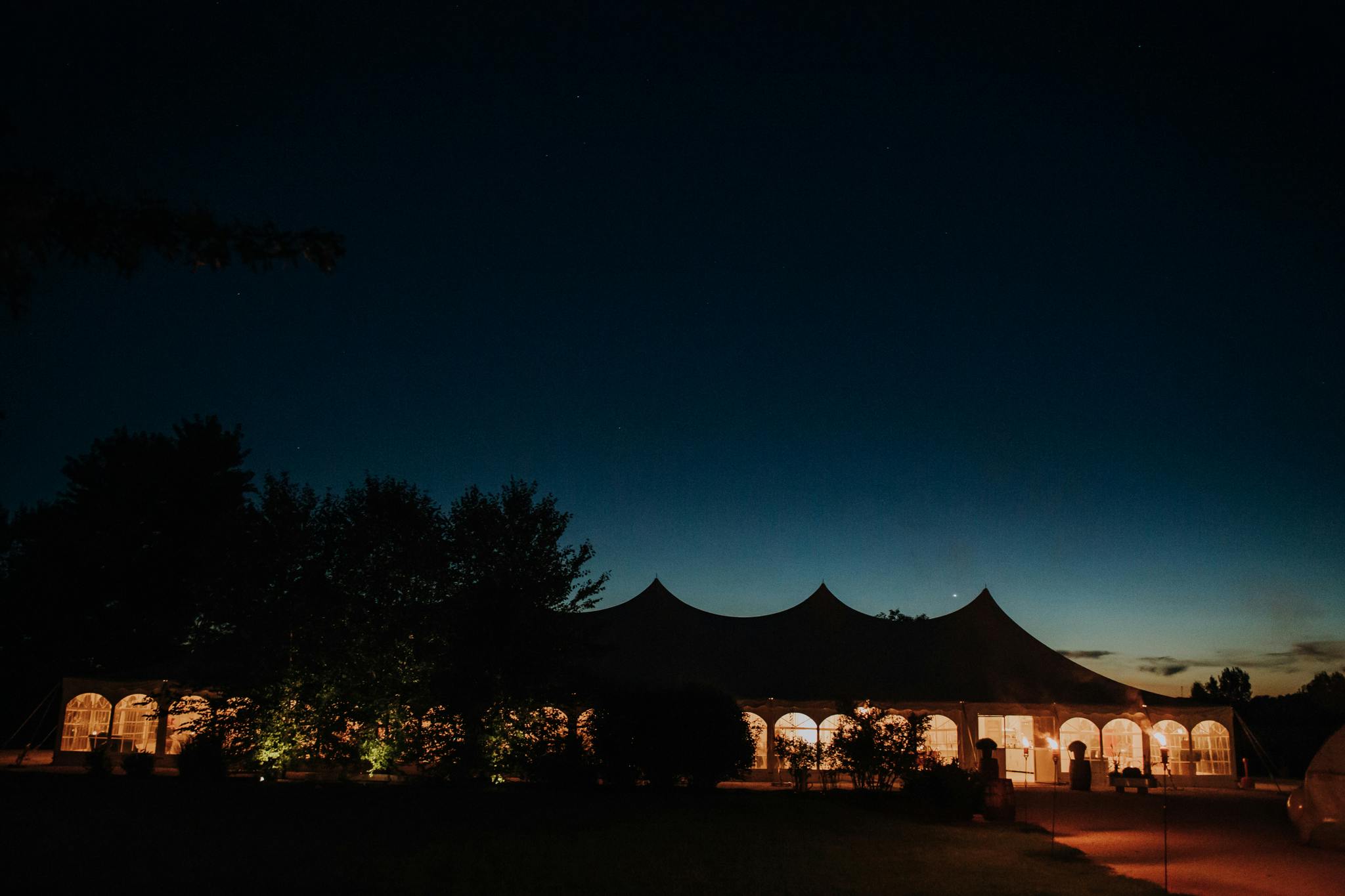 Five-Peak Century Tent, Event Space at Heritage Prairie Farm