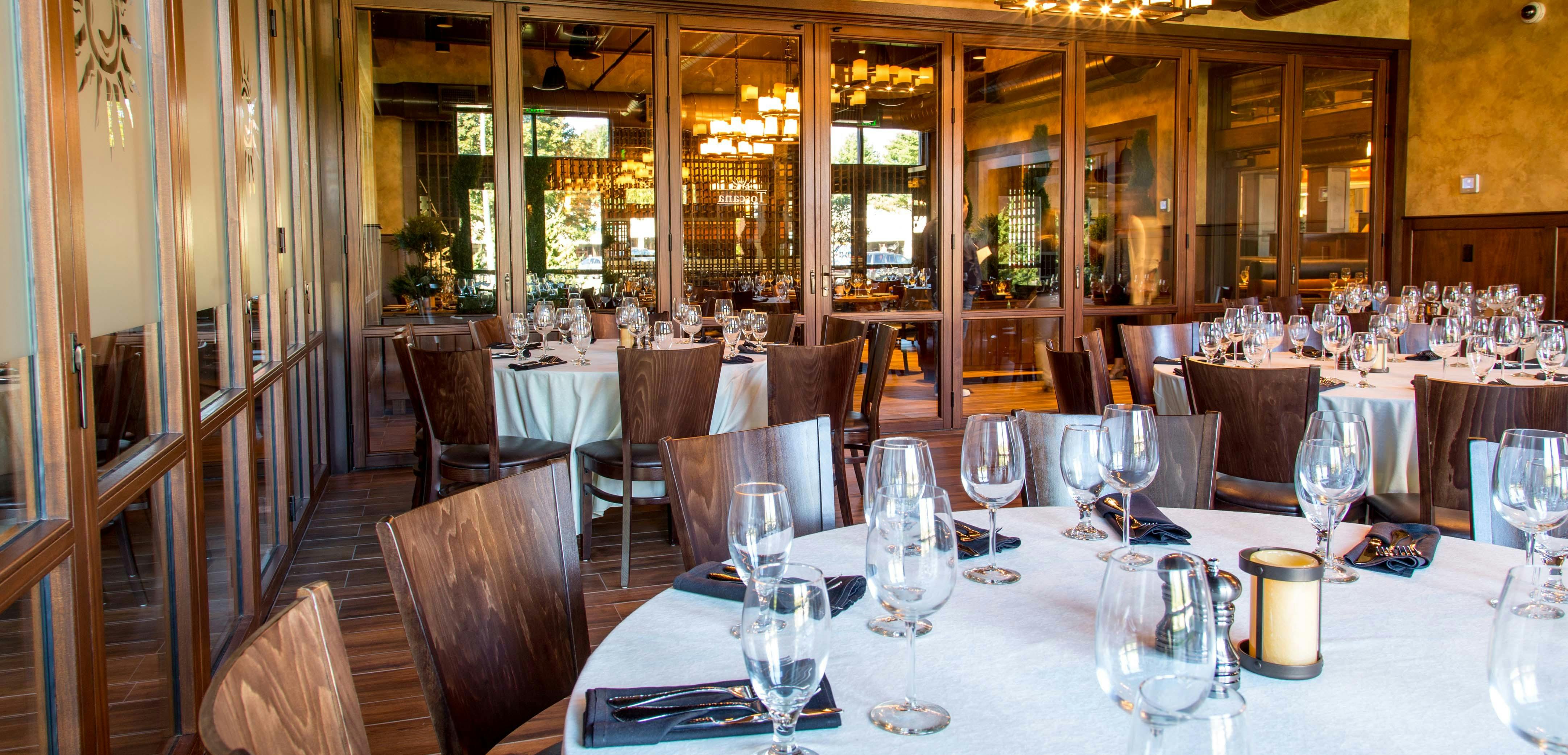 Toscana, Restaurant event space at Tuscan Kitchen Burlington