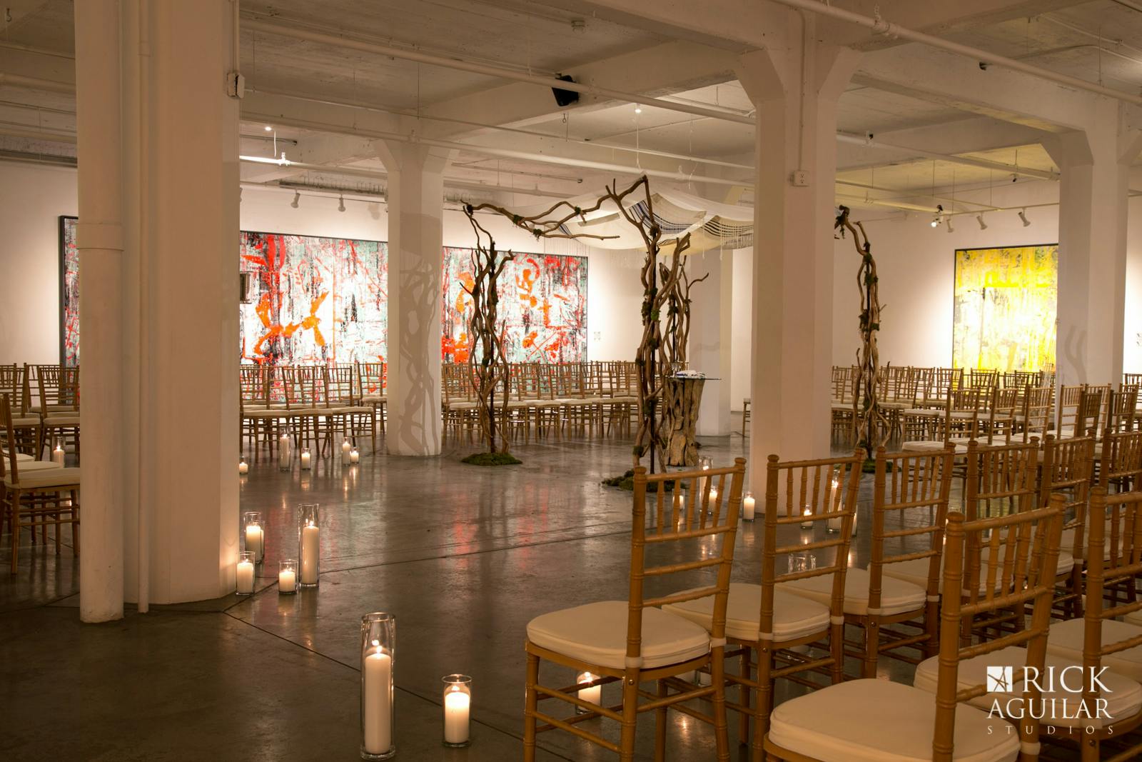 Rustic Winter Wedding at Zhou B Art Center BCR Events