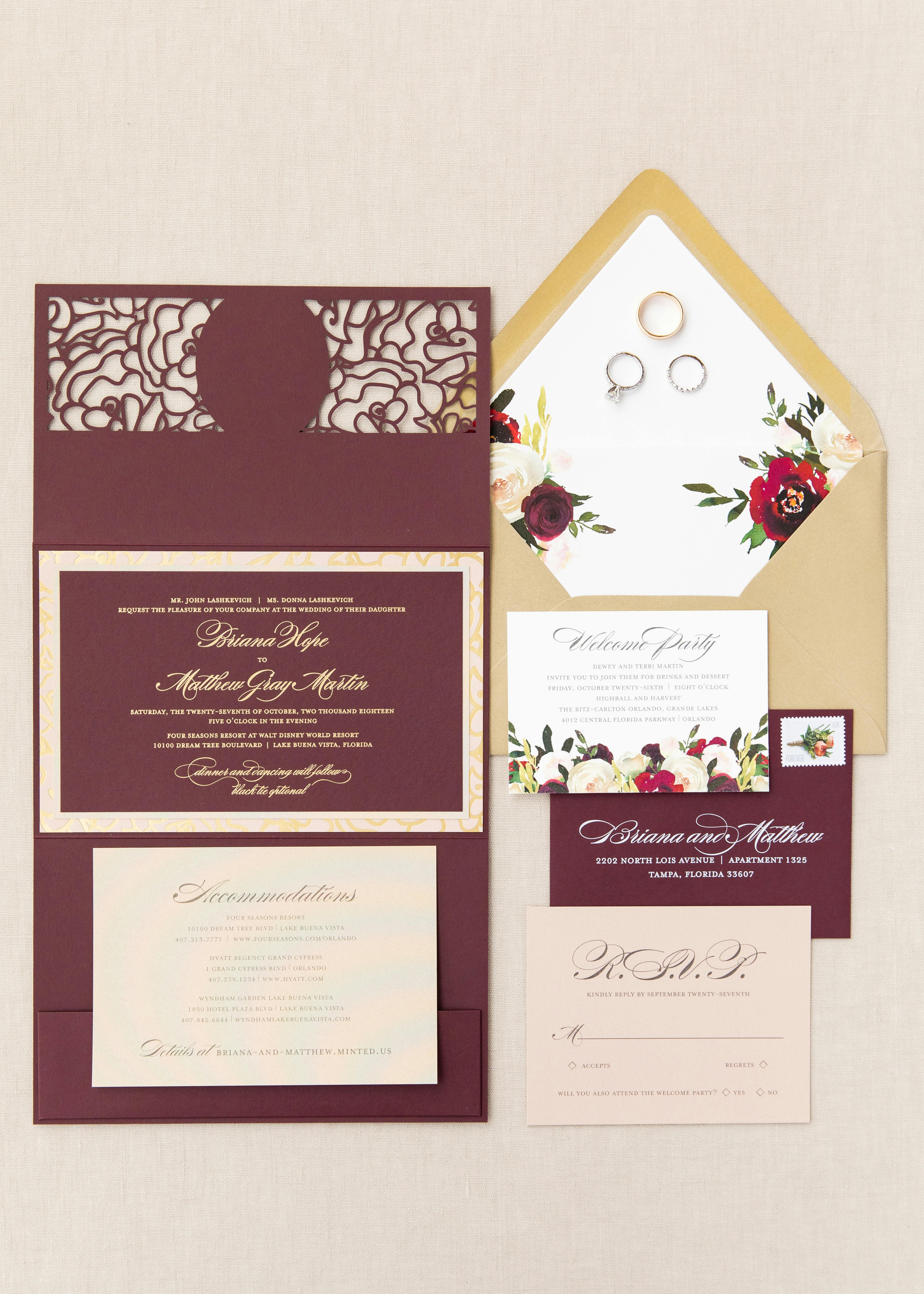 Wedding Invitation Ideas posted by Whitney Carillon Events