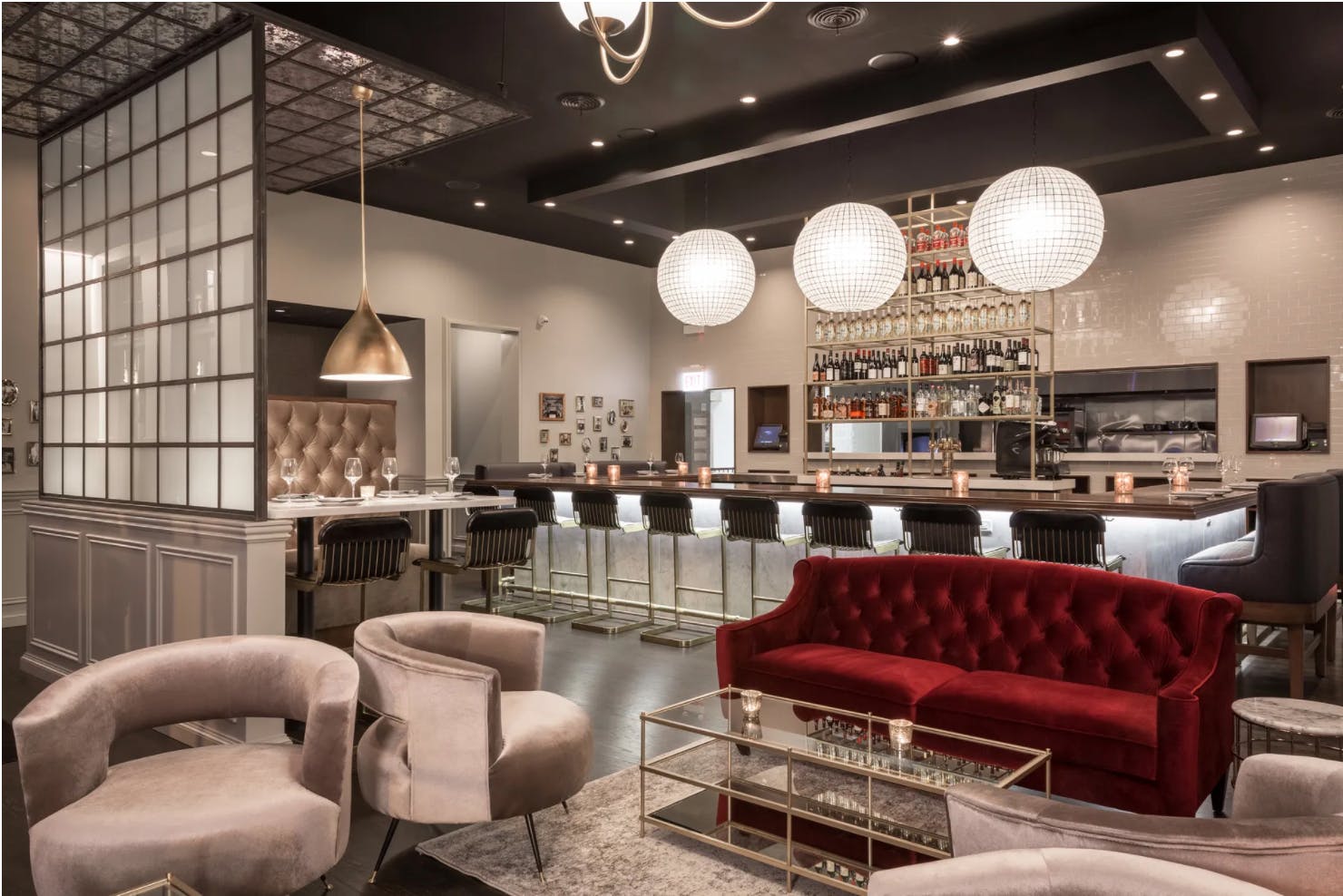 The Parlor + Bar, Restaurant event space at Ella Elli