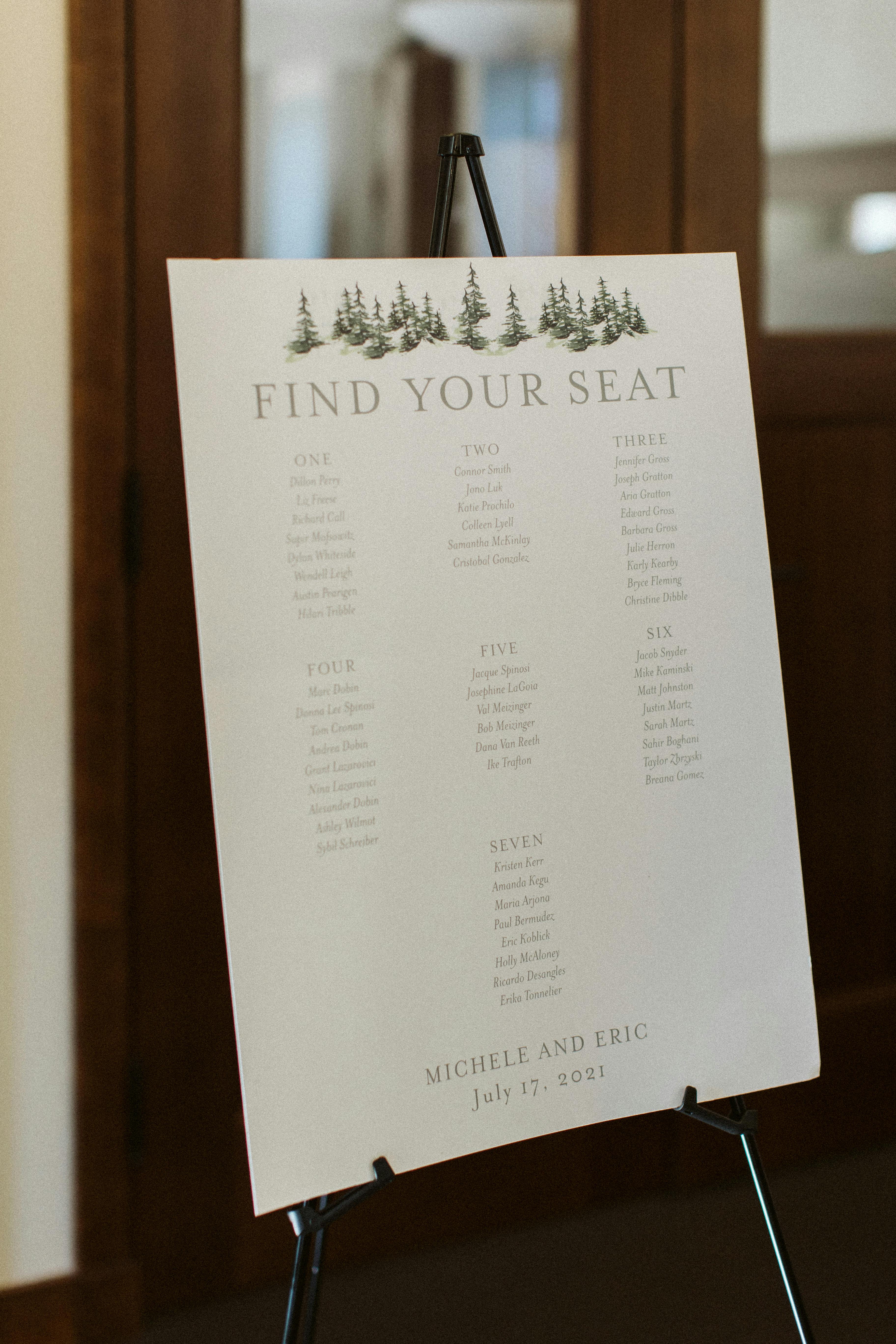 Wedding Place Card Ideas posted by Émerveillé Events