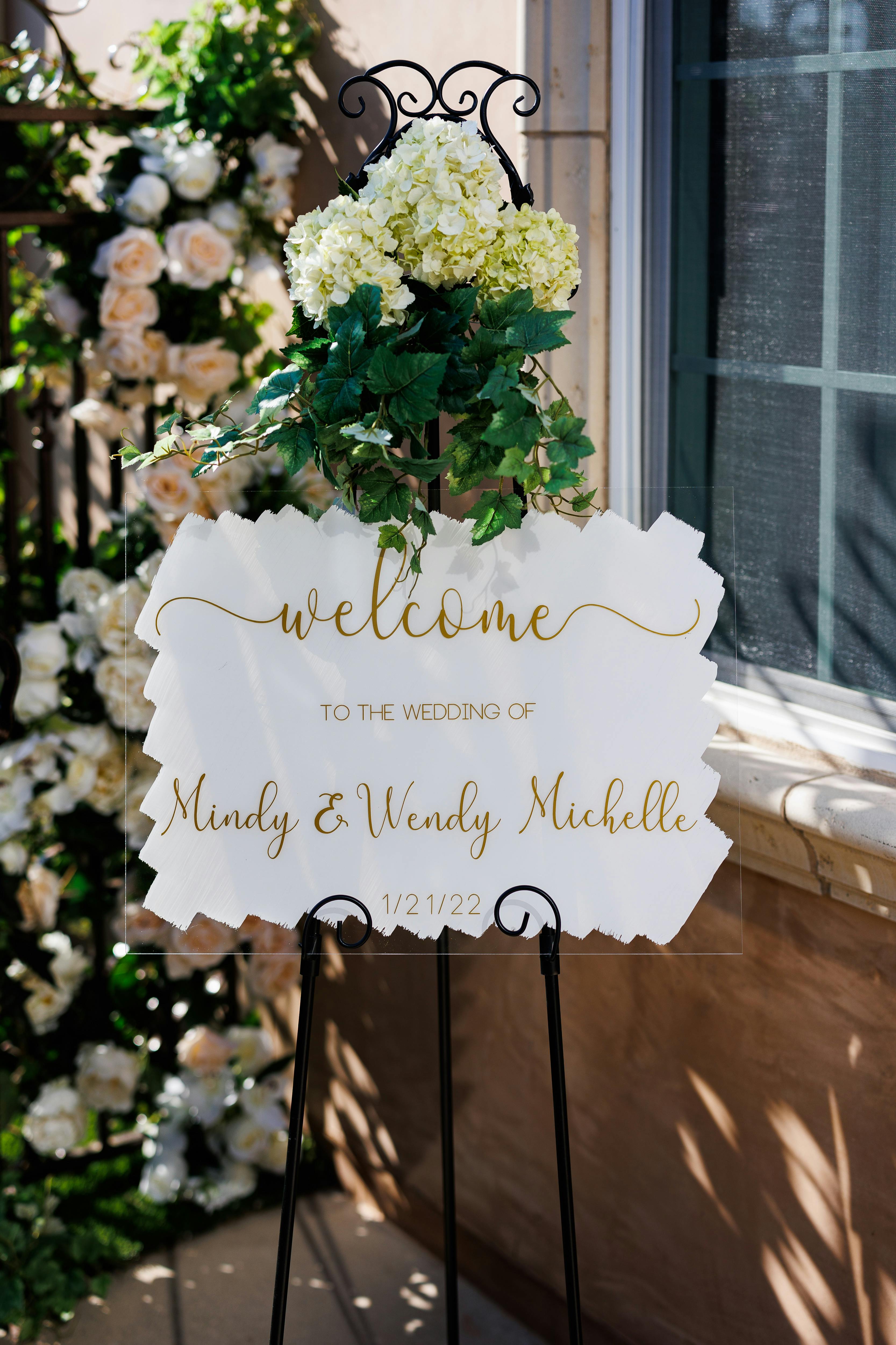Garden Wedding at The Secret House of Ivy in Los Angeles, California
