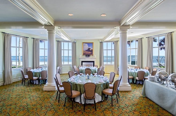 The Solarium, an event space at The King and Prince Beach & Golf Resort