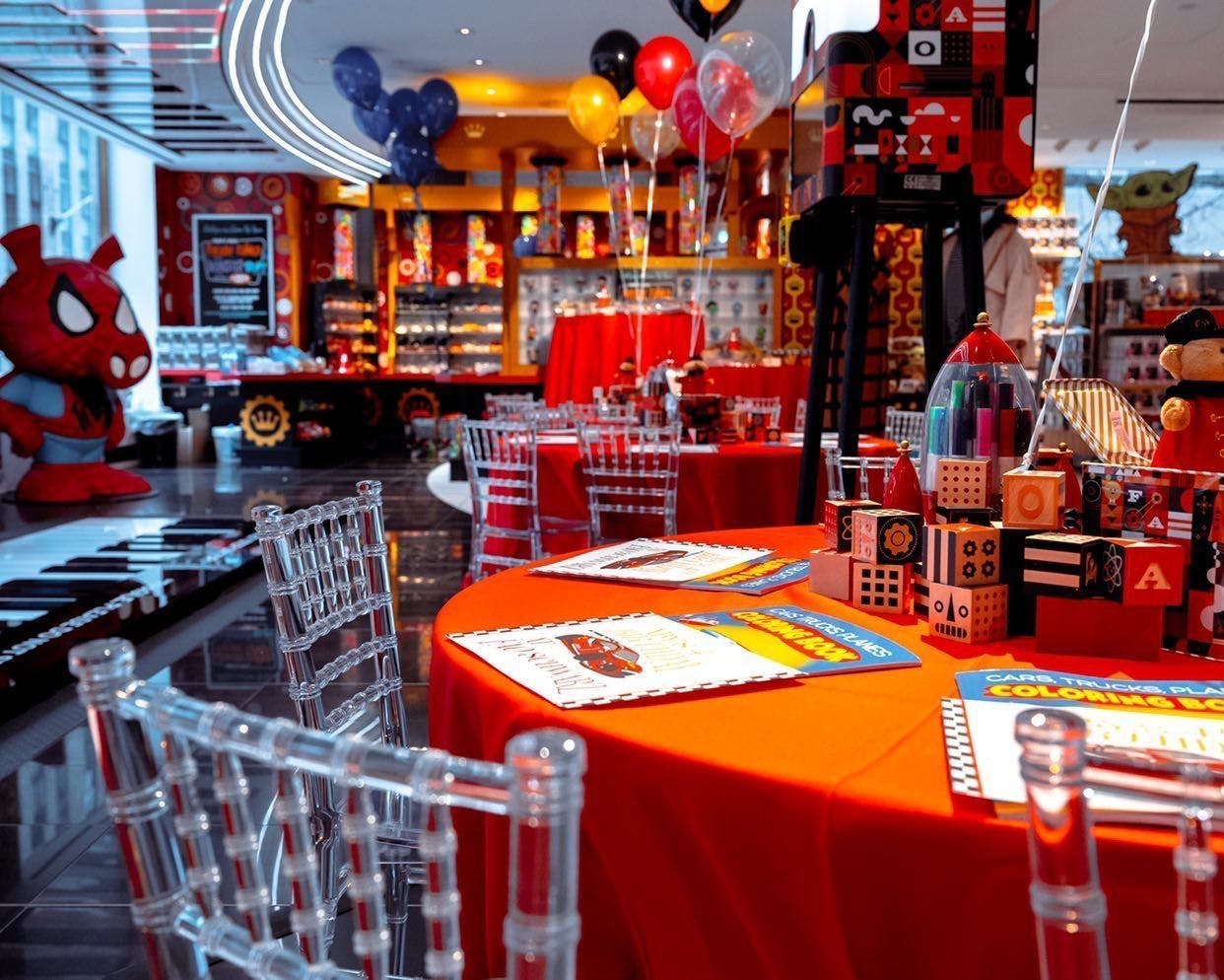Playful 4th Birthday Celebration at FAO SCHWARZ in New York City, Rentastic Party & Event Rental