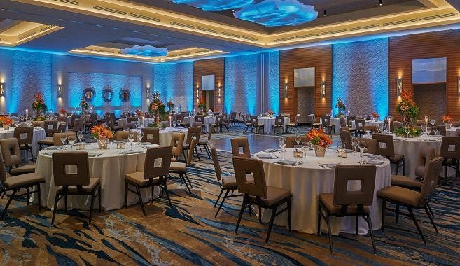 Sapphire Ballroom, an event space at Paséa Hotel & Spa