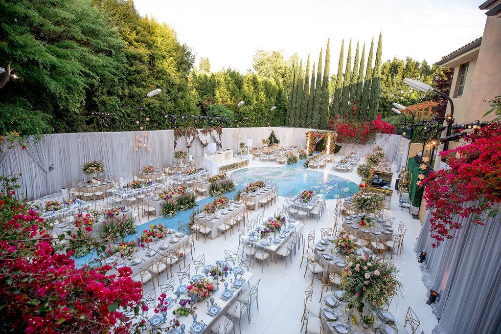Luxurious Backyard Wedding in Los Angeles, California | The Lighter